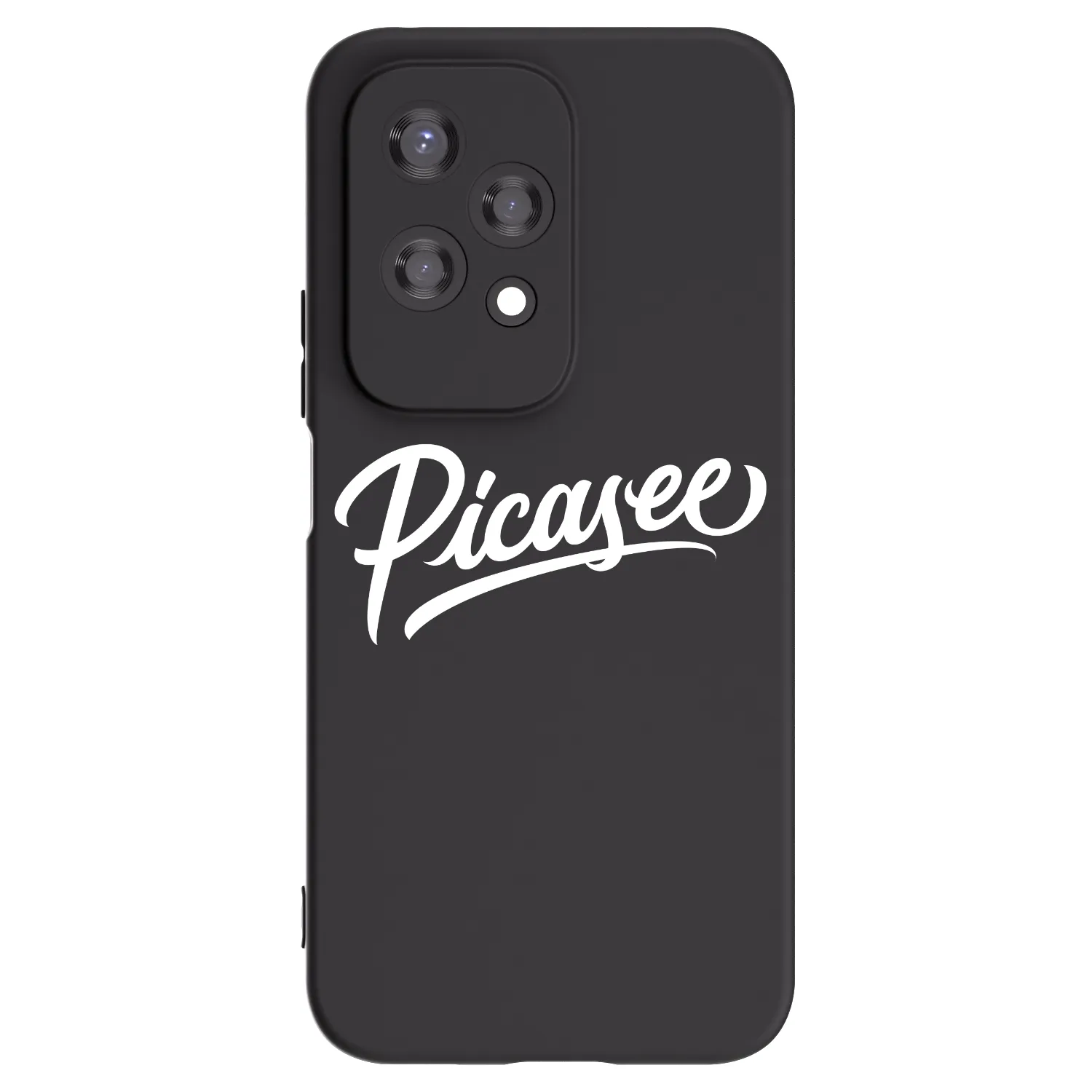 Picasee silikonový černý obal pro Honor 200 Lite - Picasee - old logo - white