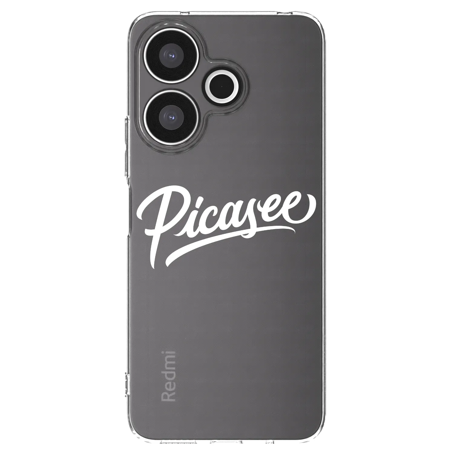 Picasee silikonový průhledný obal pro Xiaomi Redmi 13 4G - Picasee - old logo - white
