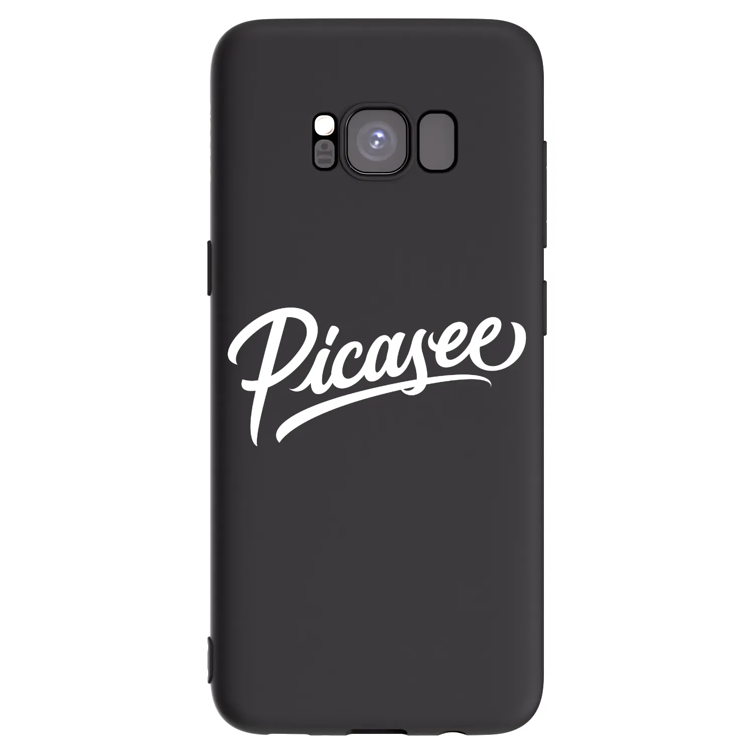 Picasee silikonový černý obal pro Samsung Galaxy S8 G950F - Picasee - old logo - white