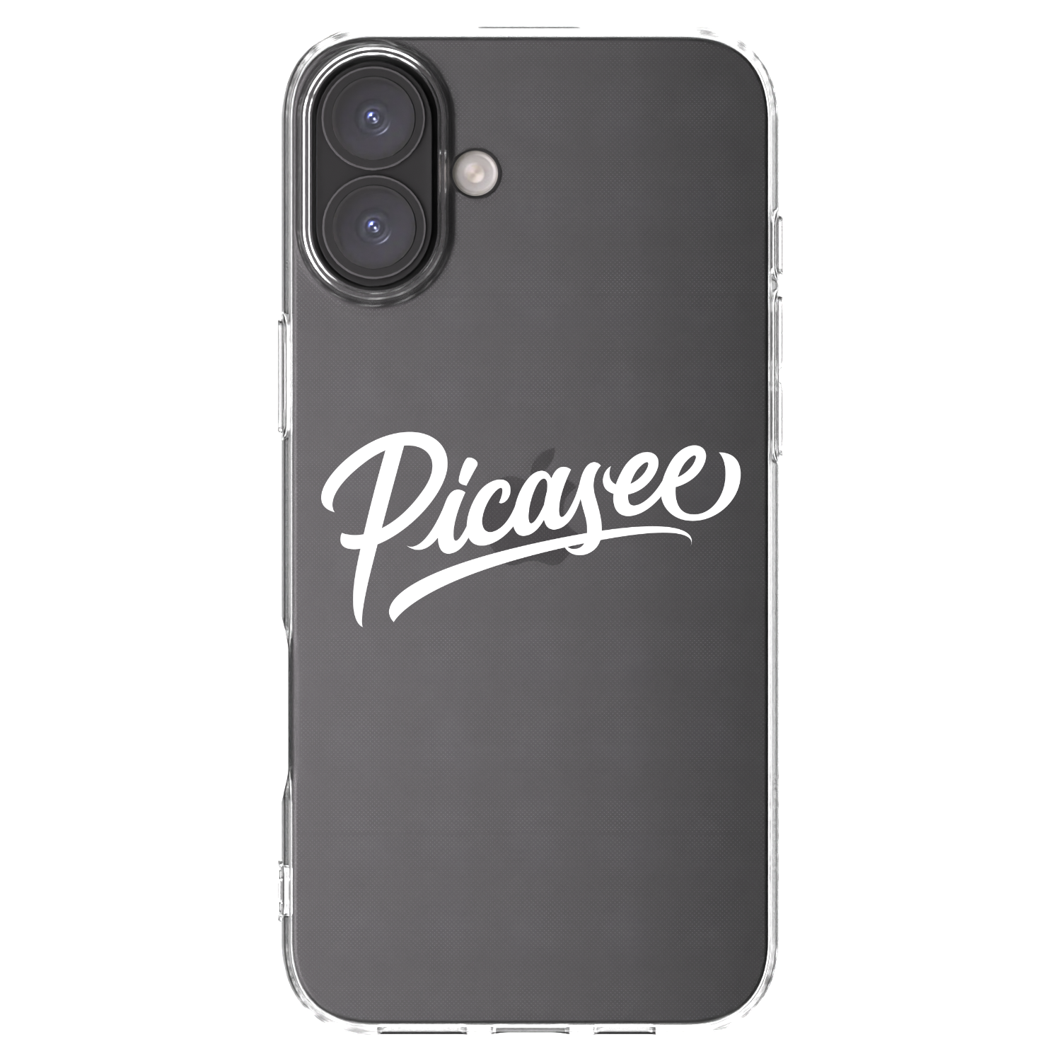 Picasee silikonový průhledný obal pro Apple iPhone 16 Plus - Picasee - old logo - white