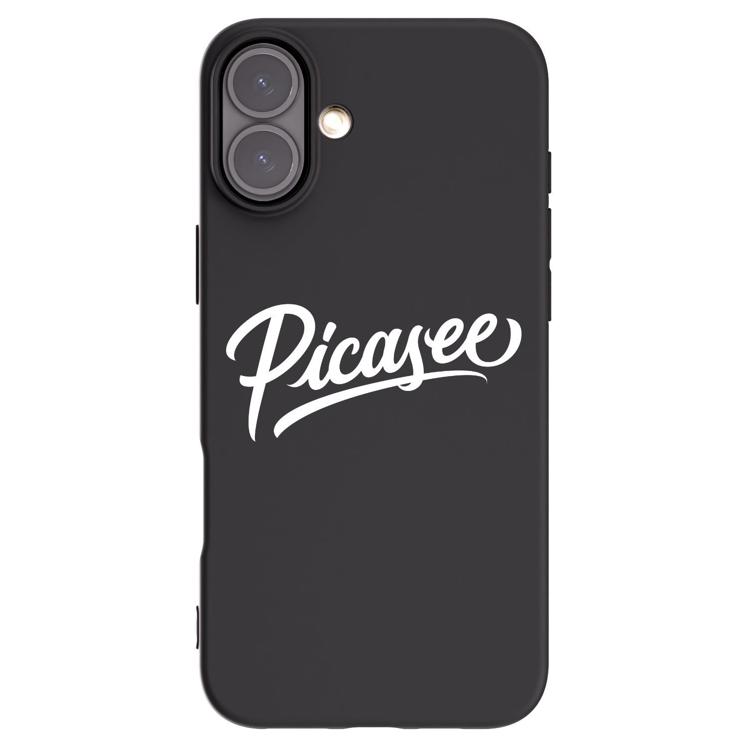 Picasee silikonový černý obal pro Apple iPhone 16 Plus - Picasee - old logo - white