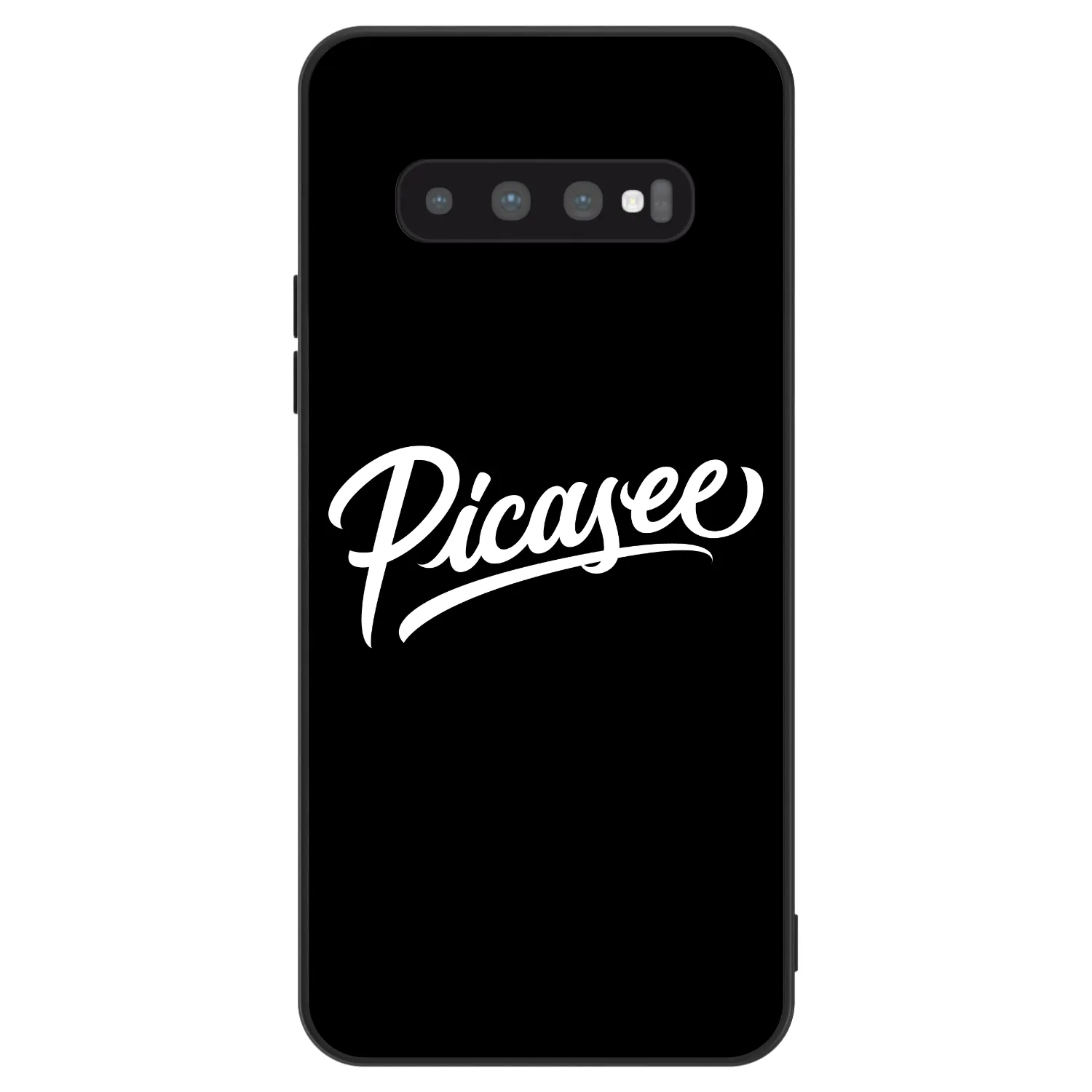 Picasee ULTIMATE CASE pro Samsung Galaxy S10 Plus G975 - Picasee - old logo - white