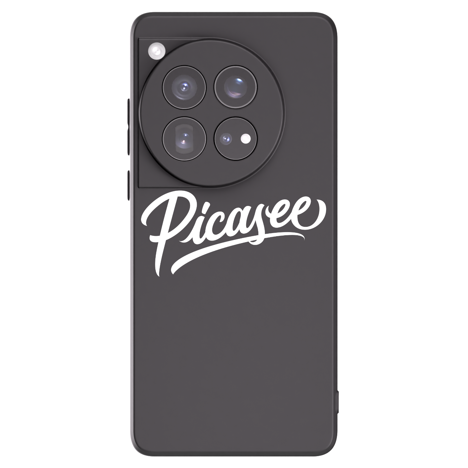 Picasee silikonový černý obal pro OnePlus 12 5G - Picasee - old logo - white