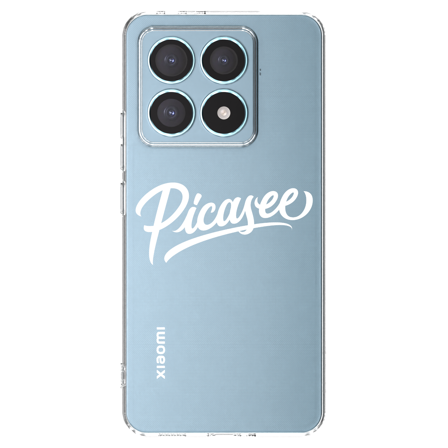 Picasee silikonový průhledný obal pro Xiaomi 14T Pro - Picasee - old logo - white