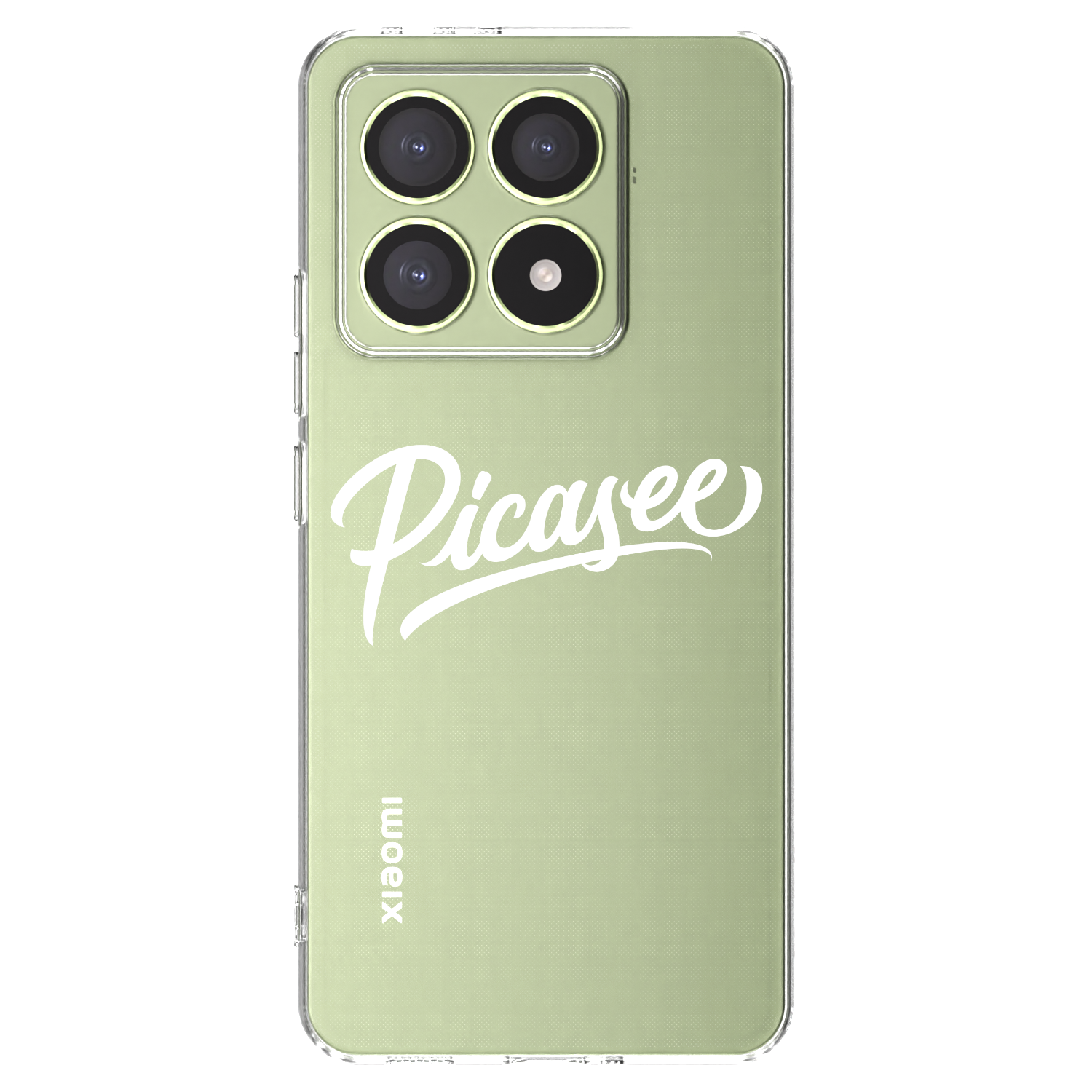 Picasee silikonový průhledný obal pro Xiaomi 14T - Picasee - old logo - white