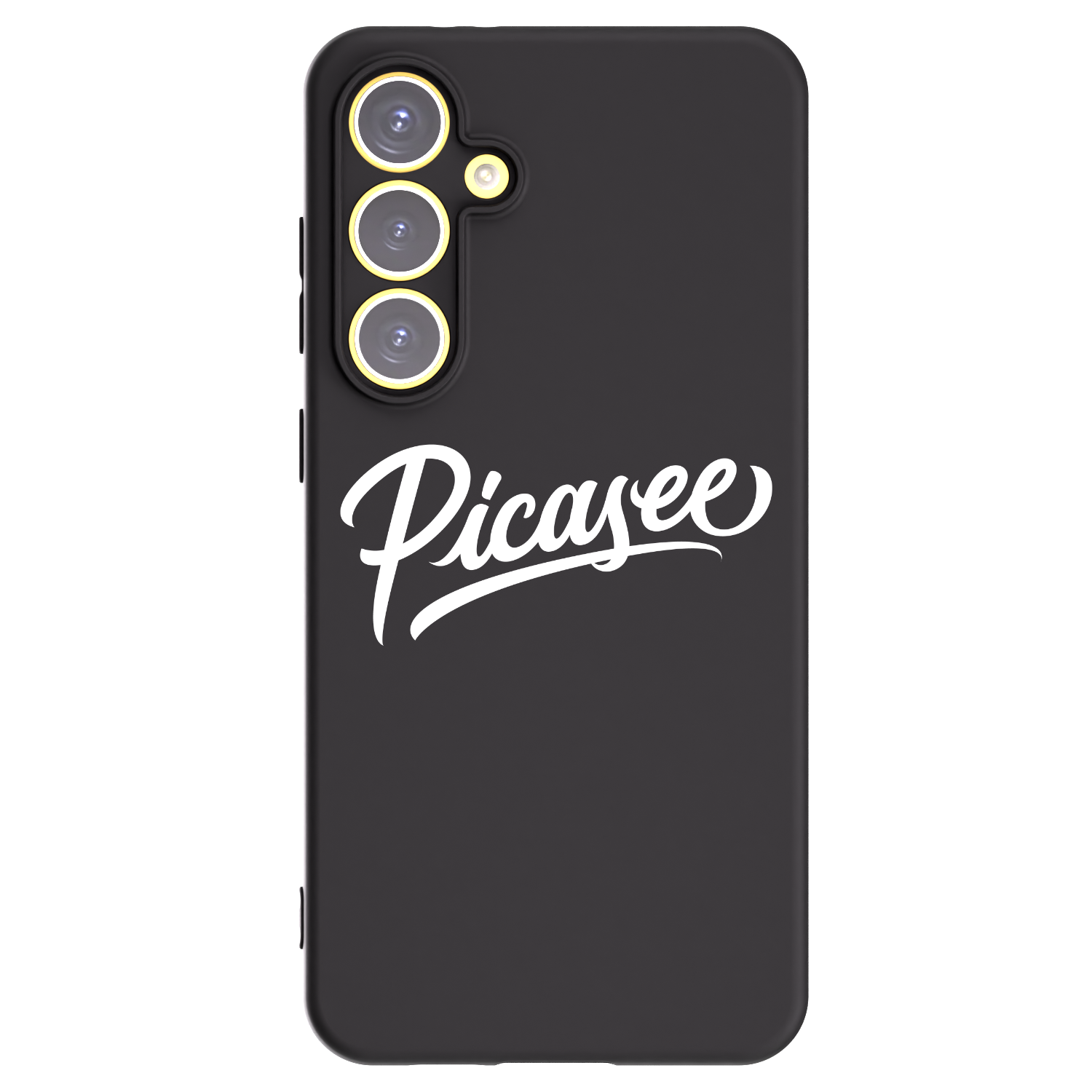 Picasee silikonový černý obal pro Samsung Galaxy S24 FE S721B - Picasee - old logo - white