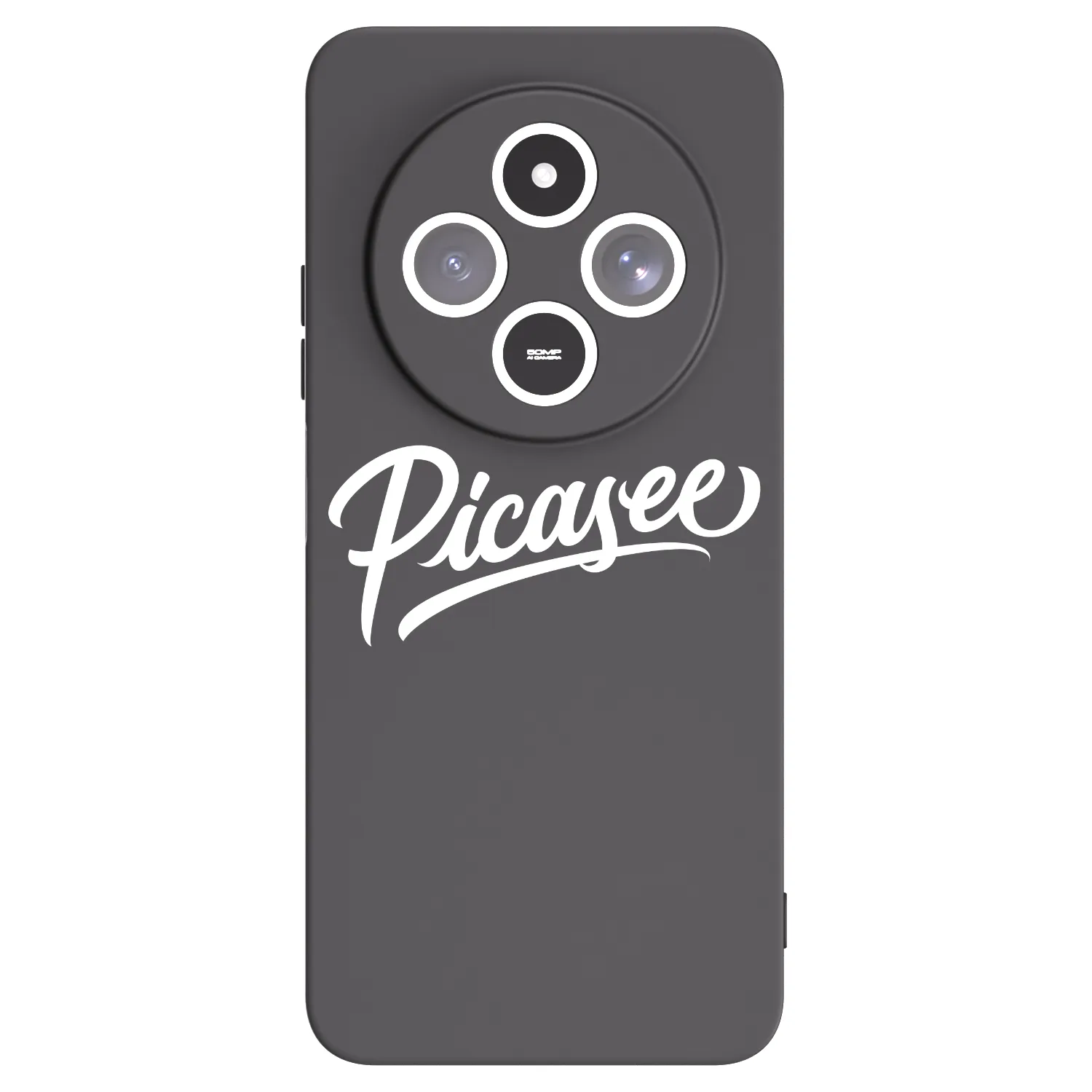 Picasee silikonový černý obal pro Xiaomi Redmi 14C - Picasee - old logo - white