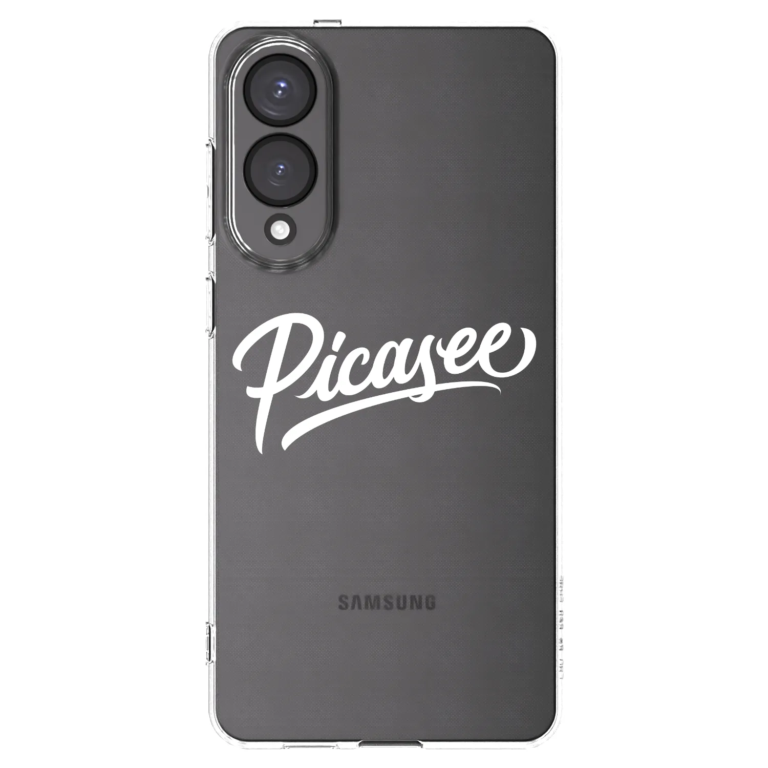 Picasee silikonový průhledný obal pro Samsung Galaxy S25 Edge 5G - Picasee - old logo - white