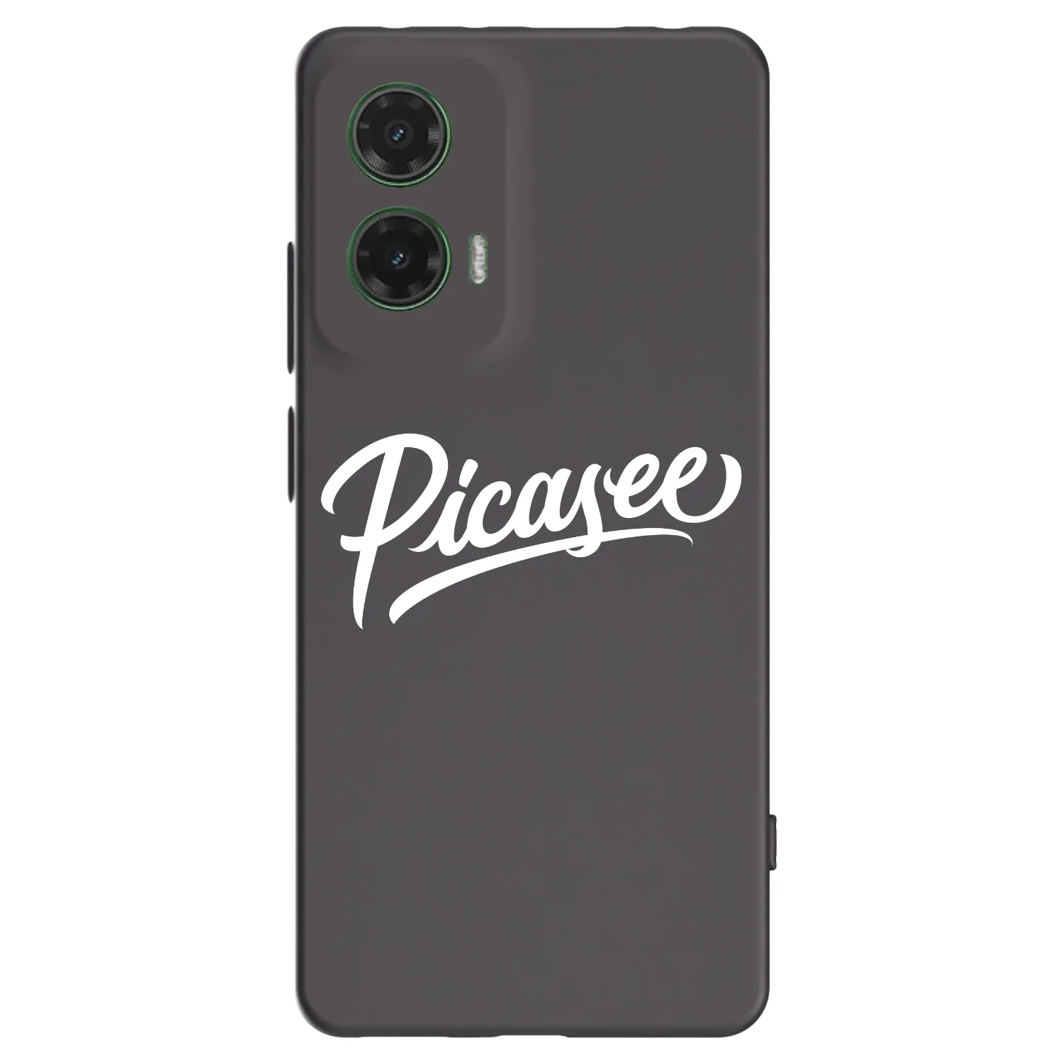 Picasee silikonový černý obal pro Motorola Moto G35 5G - Picasee - old logo - white