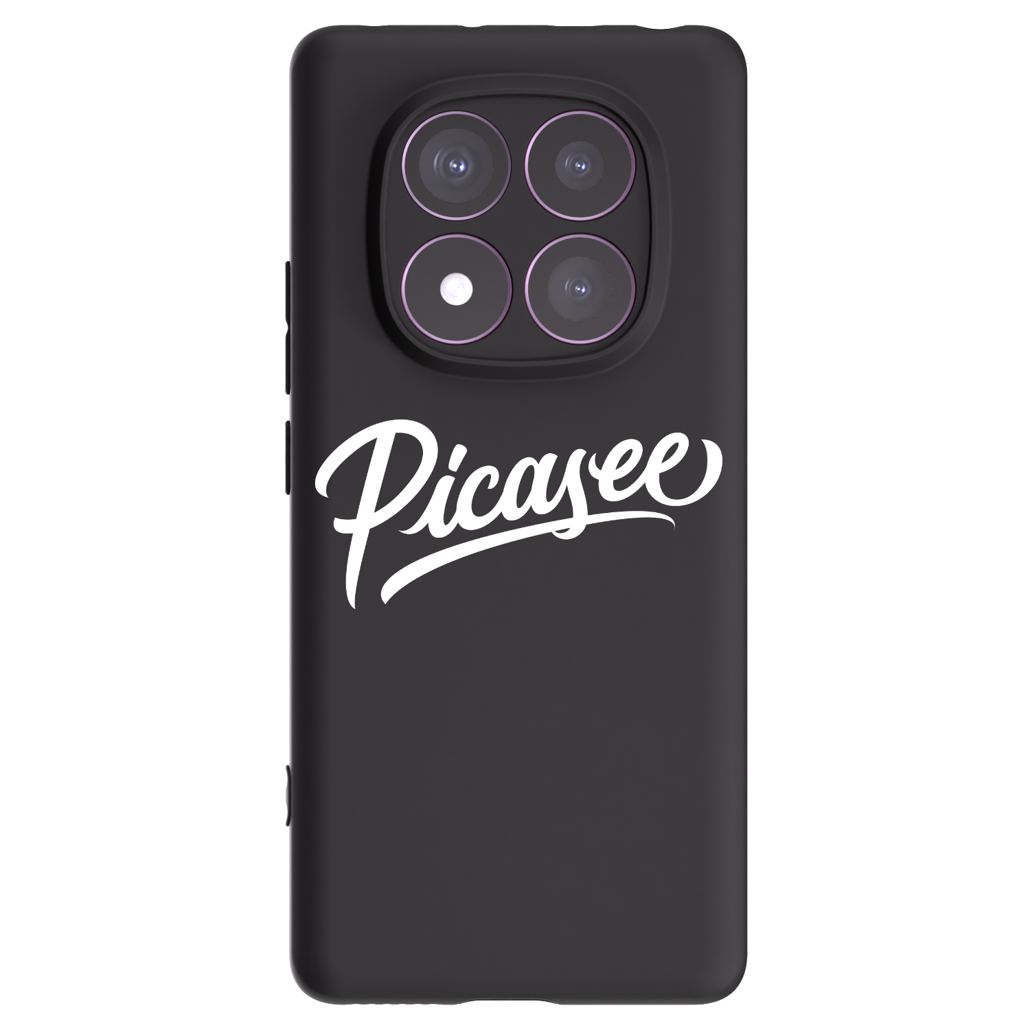 Picasee silikonový černý obal pro Xiaomi Redmi Note 14 Pro 4G - Picasee - old logo - white