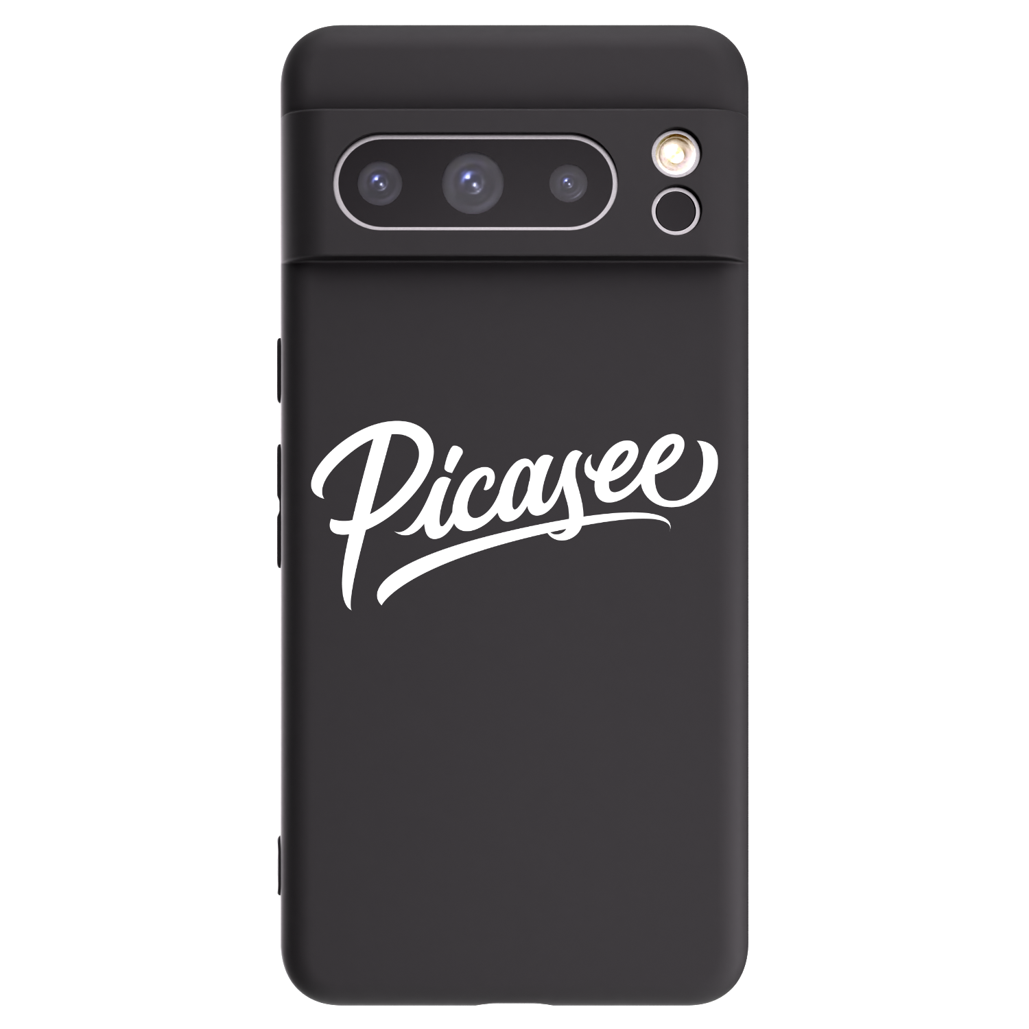 Picasee silikonový černý obal pro Google Pixel 8 Pro - Picasee - old logo - white
