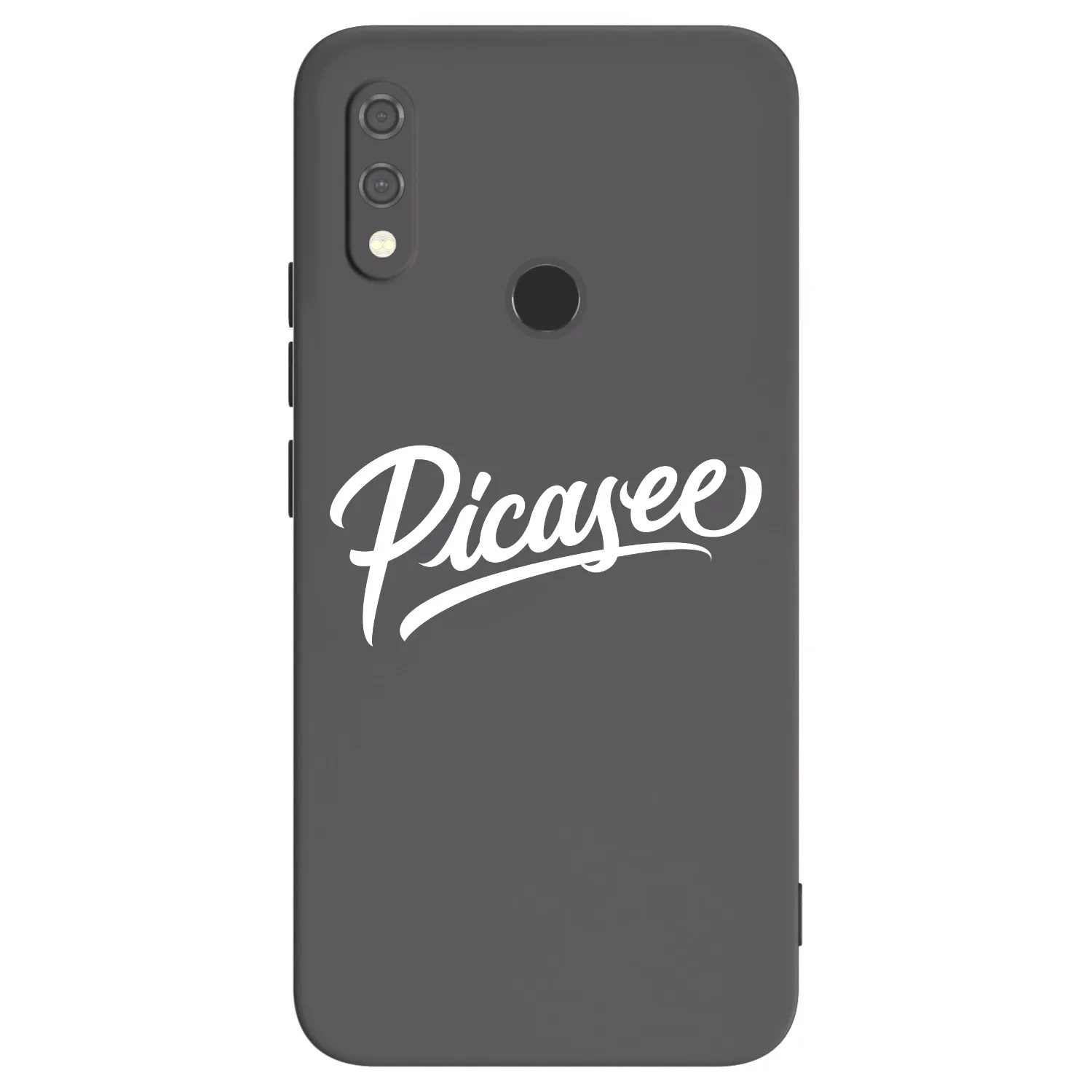 Picasee silikonový černý obal pro Xiaomi Redmi Note 7 - Picasee - old logo - white