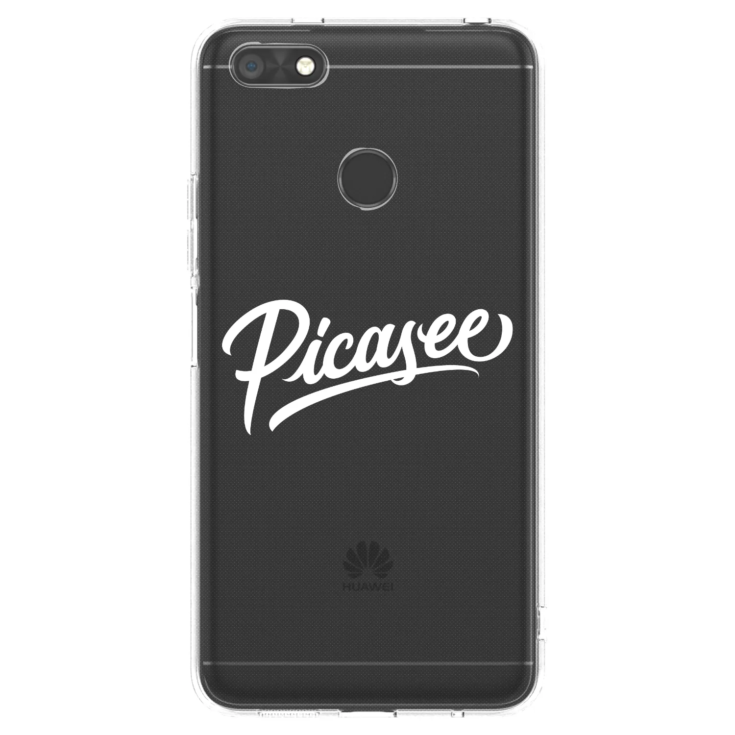 Picasee silikonový průhledný obal pro Huawei P9 Lite Mini - Picasee - old logo - white