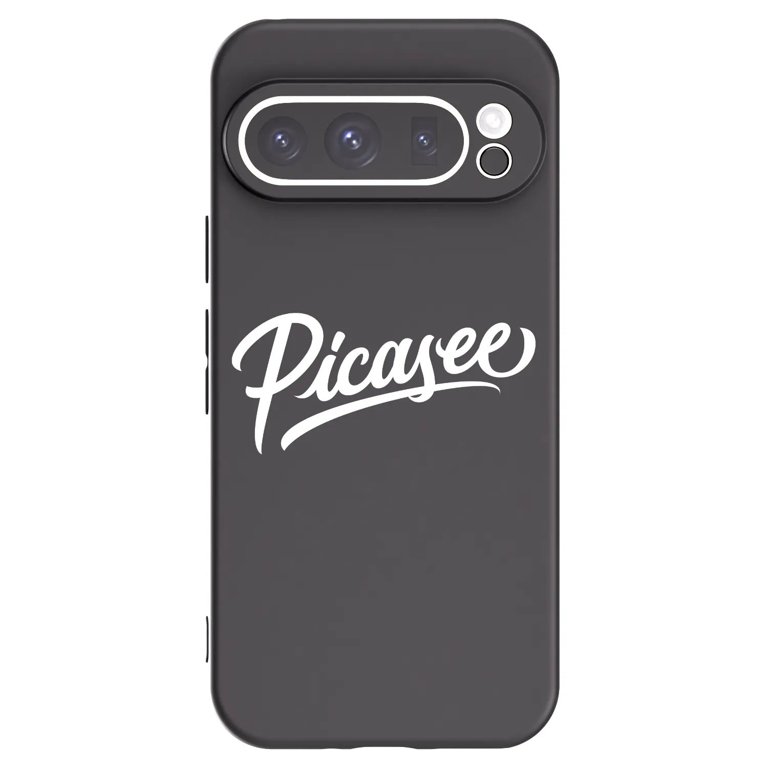Picasee silikonový černý obal pro Google Pixel 9 Pro - Picasee - old logo - white