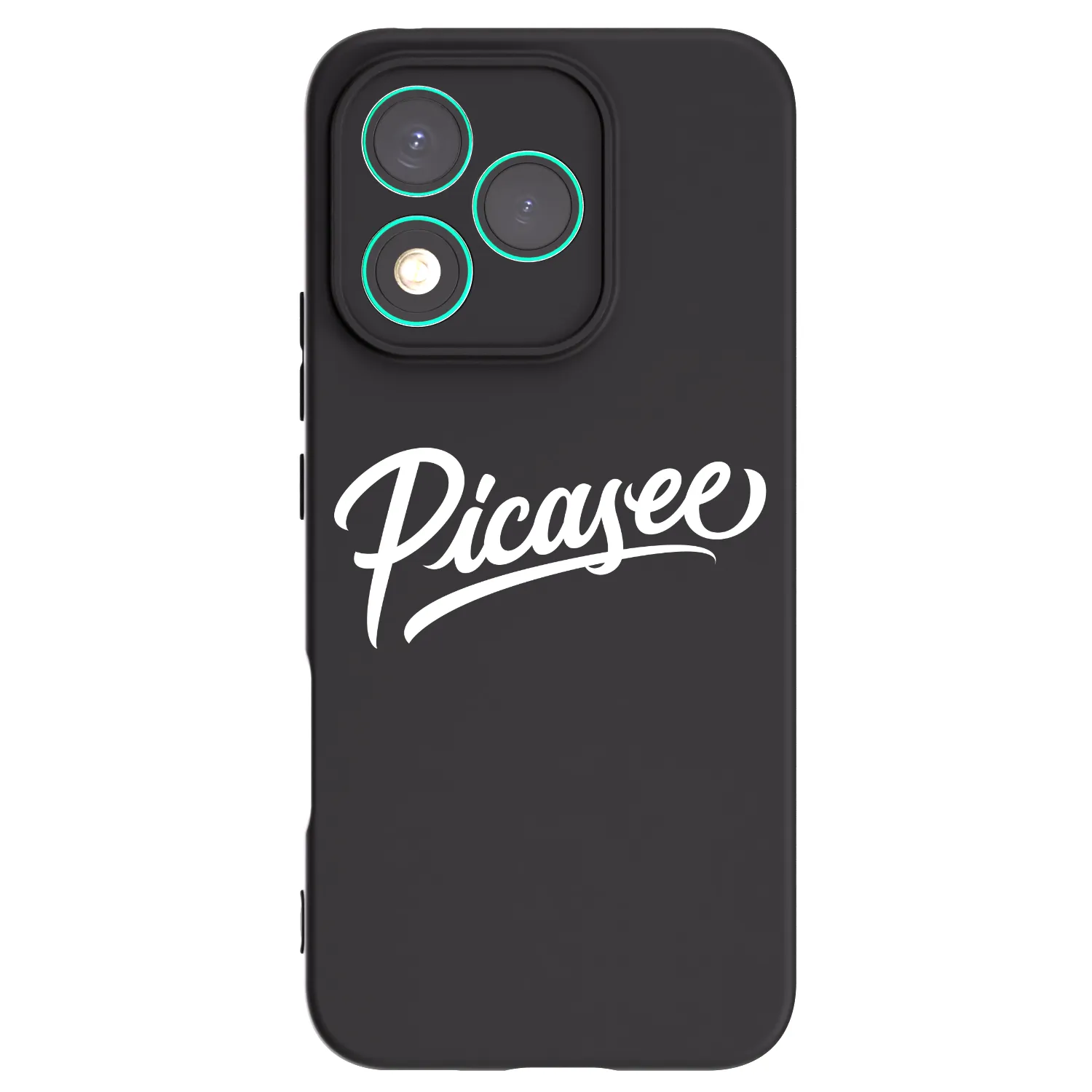 Picasee silikonový černý obal pro Honor 400 Lite 5G - Picasee - old logo - white