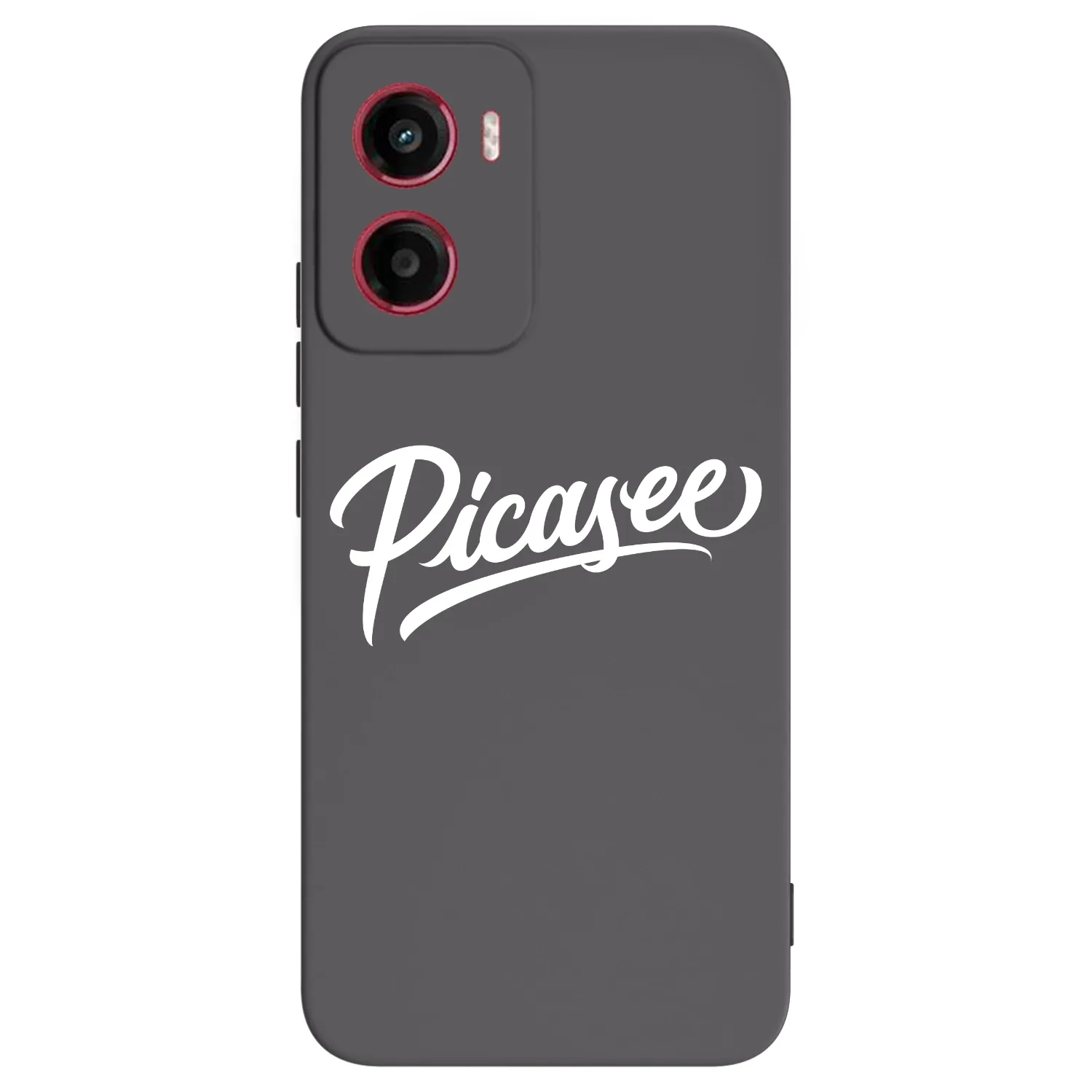 Picasee silikonový černý obal pro Motorola Moto G05 - Picasee - old logo - white