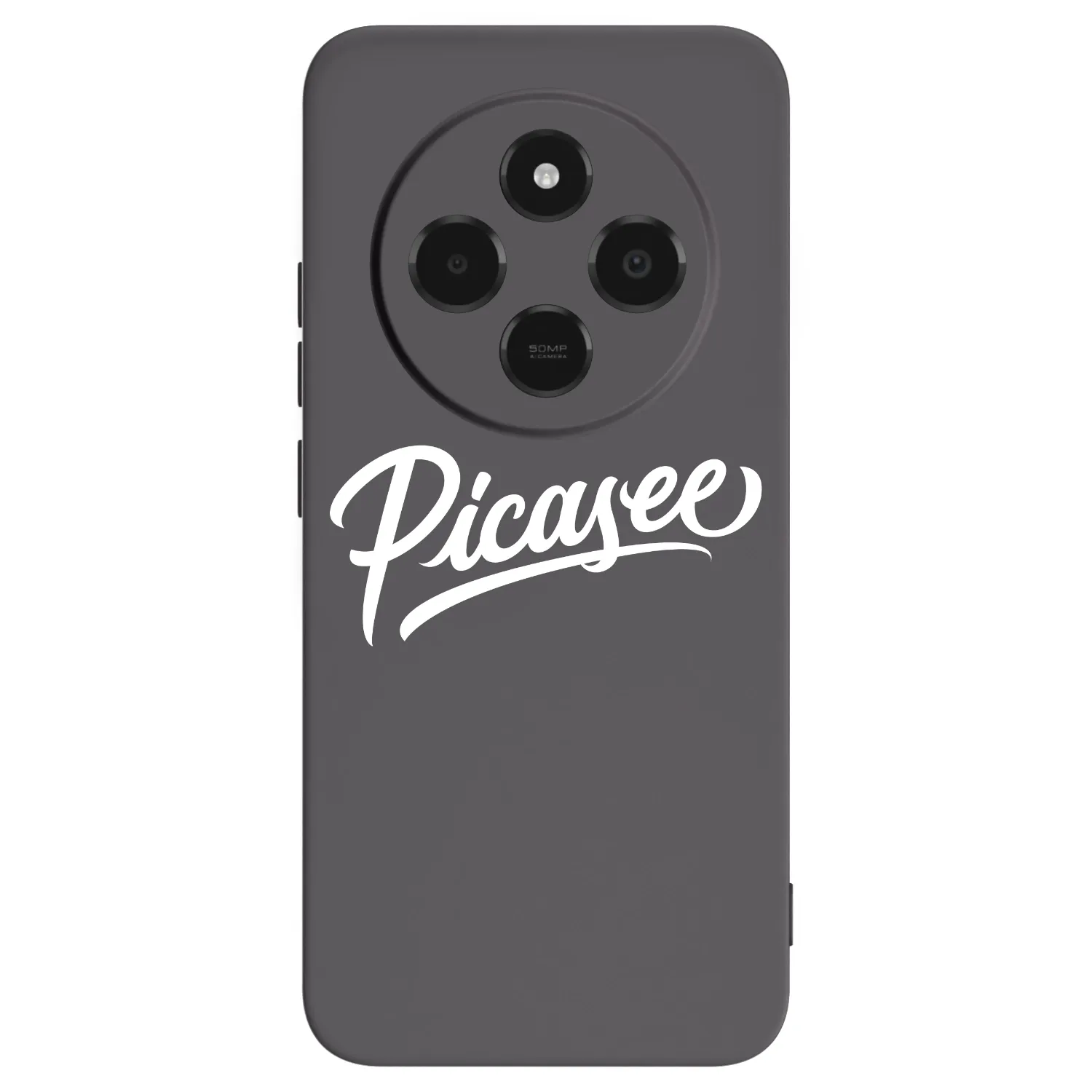Picasee silikonový černý obal pro Xiaomi Poco C75 - Picasee - old logo - white