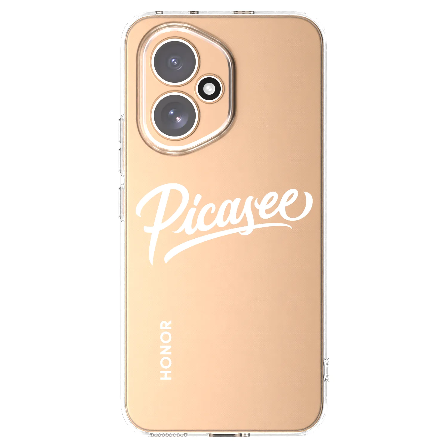 Picasee silikonový průhledný obal pro Honor 400 5G - Picasee - old logo - white
