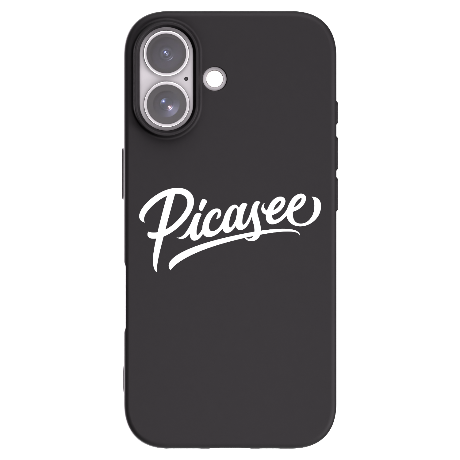 Picasee silikonový černý obal pro Apple iPhone 17 - Picasee - old logo - white