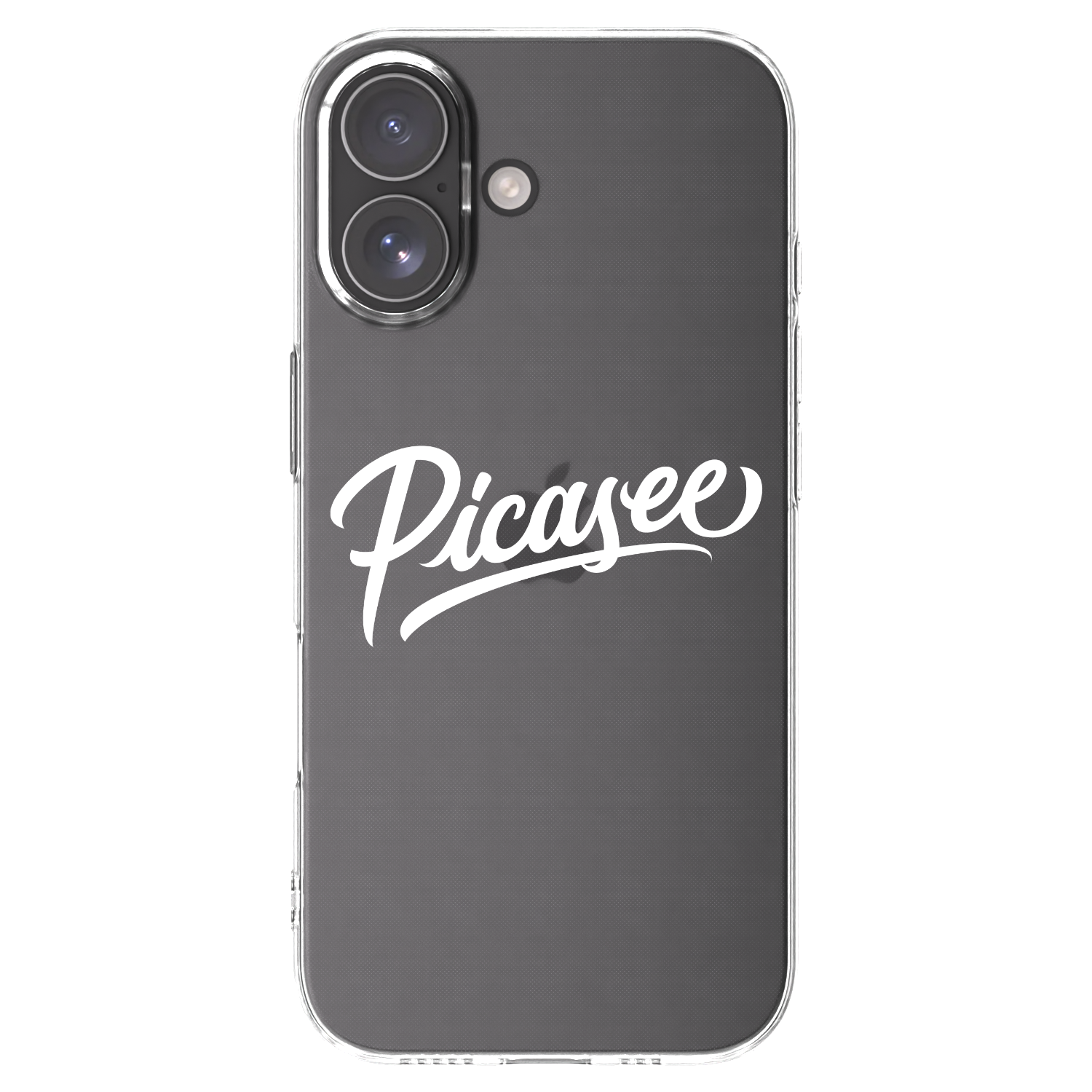 Picasee silikonový průhledný obal pro Apple iPhone 17 - Picasee - old logo - white