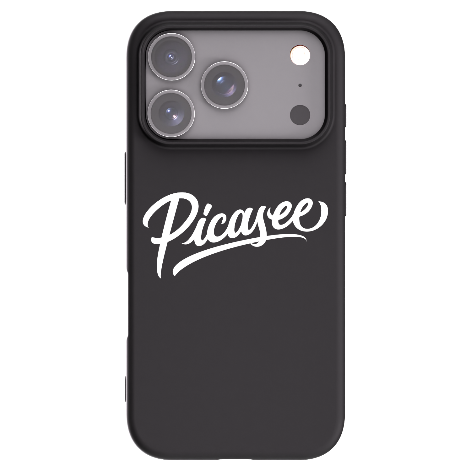 Picasee silikonový černý obal pro Apple iPhone 17 Pro - Picasee - old logo - white