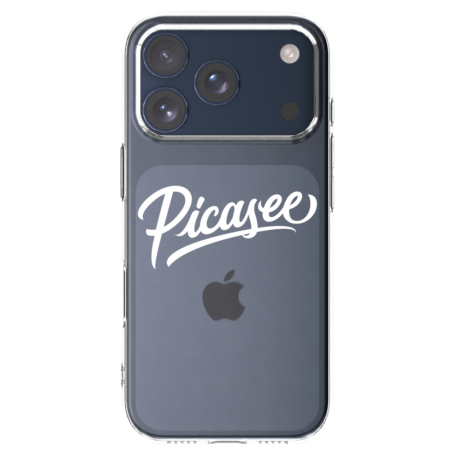 Picasee silikonový průhledný obal pro Apple iPhone 17 Pro - Picasee - old logo - white