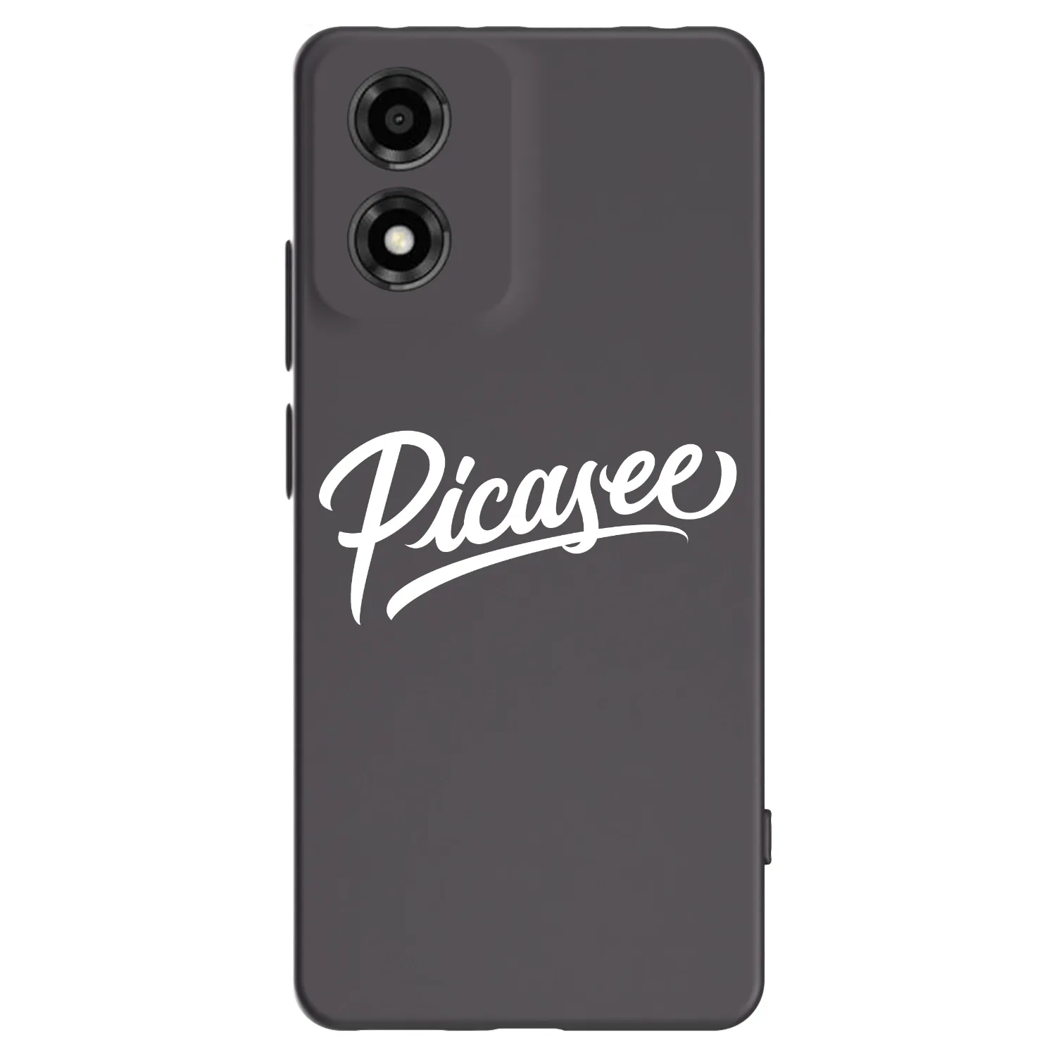 Picasee silikonový černý obal pro Motorola Moto E14 - Picasee - old logo - white