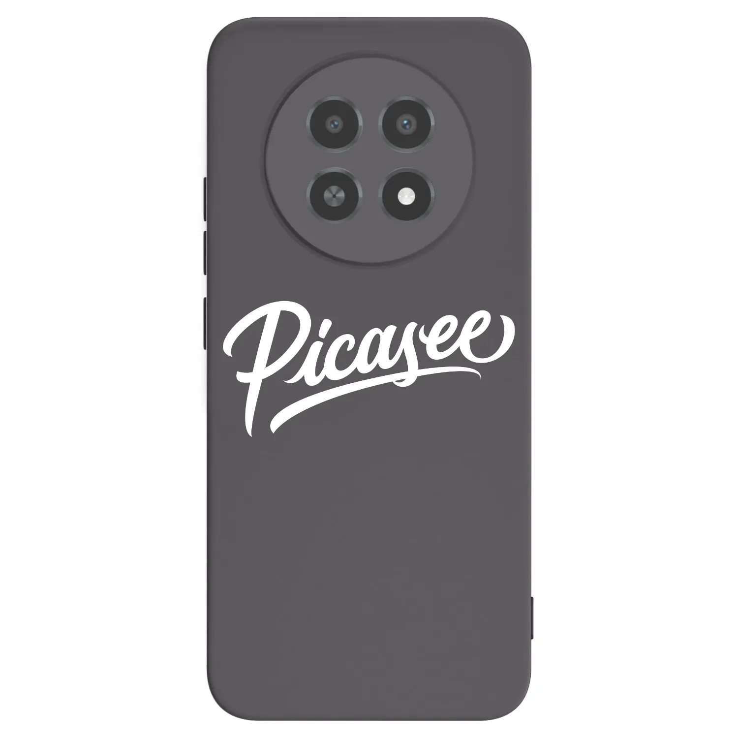 Picasee silikonový černý obal pro Realme 12X - Picasee - old logo - white