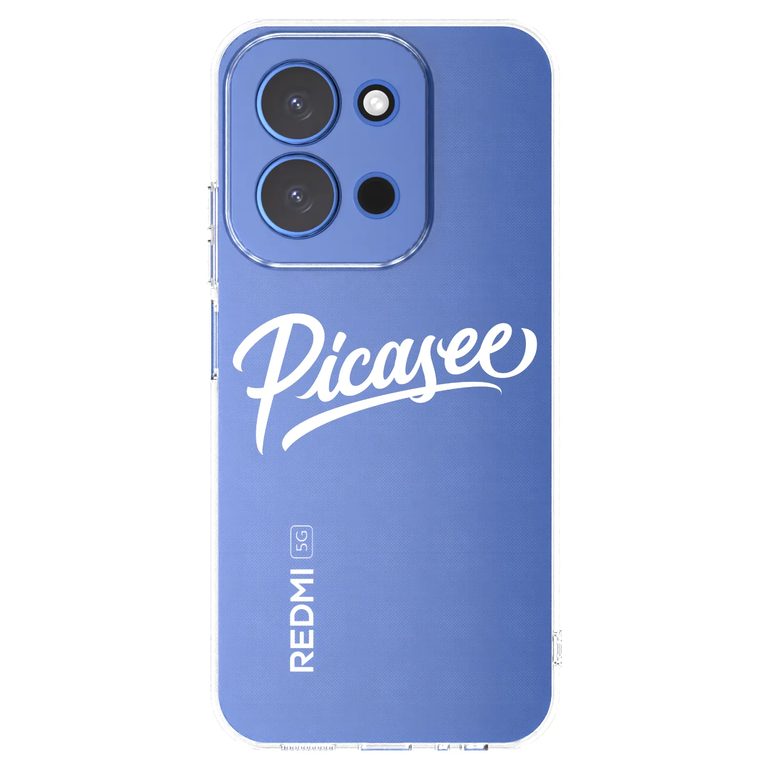 Picasee silikonový průhledný obal pro Xiaomi Redmi 15C 4G - Picasee - old logo - white