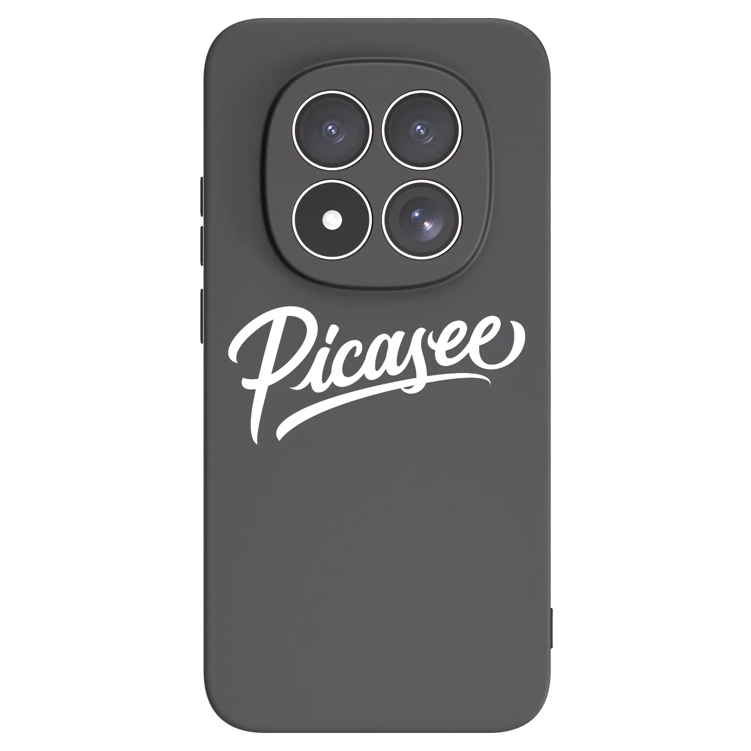 Picasee silikonový černý obal pro Xiaomi Redmi Note 15 Pro 4G - Picasee - old logo - white