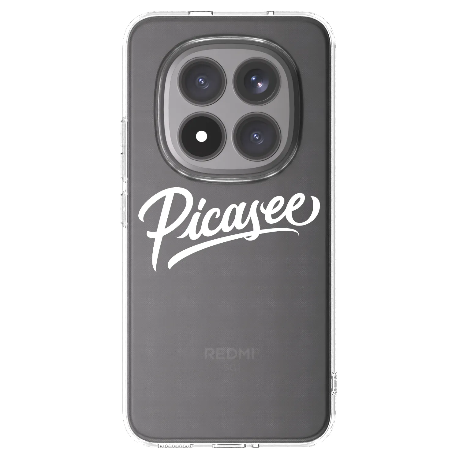 Picasee silikonový průhledný obal pro Xiaomi Redmi Note 15 Pro+ - Picasee - old logo - white