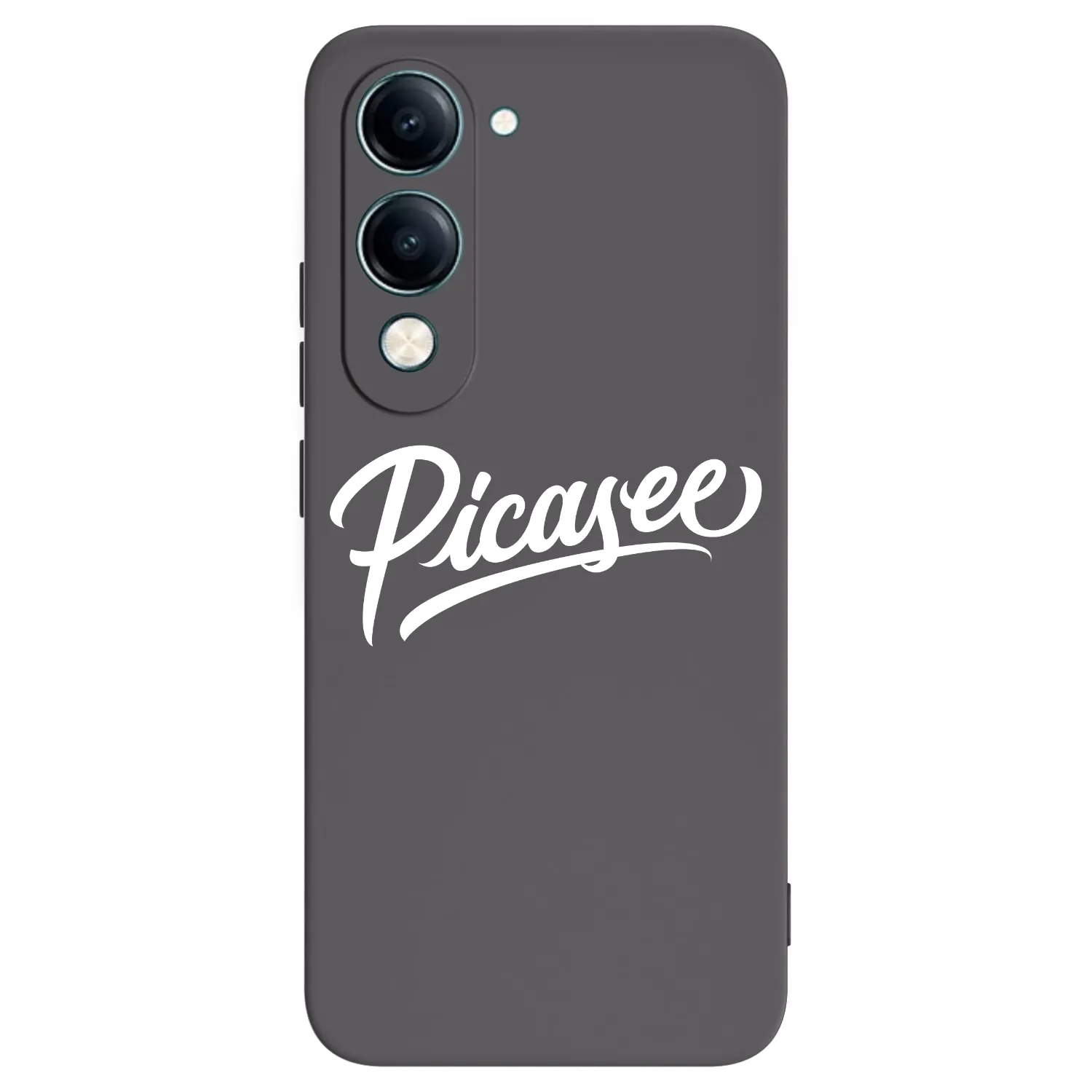 Picasee silikonový černý obal pro Vivo Y29s 5G - Picasee - old logo - white
