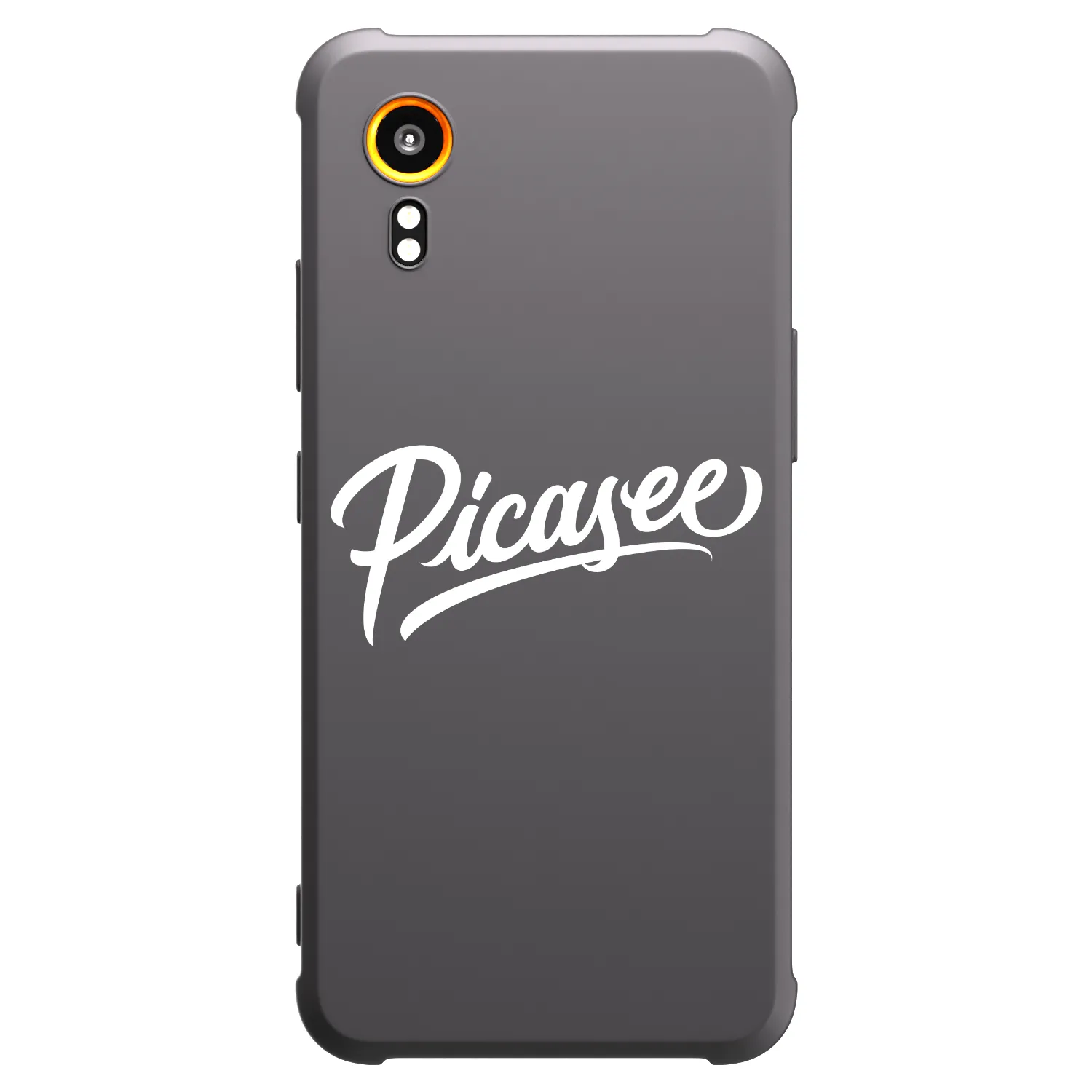 Picasee silikonový černý obal pro Samsung Galaxy Xcover 7 - Picasee - old logo - white