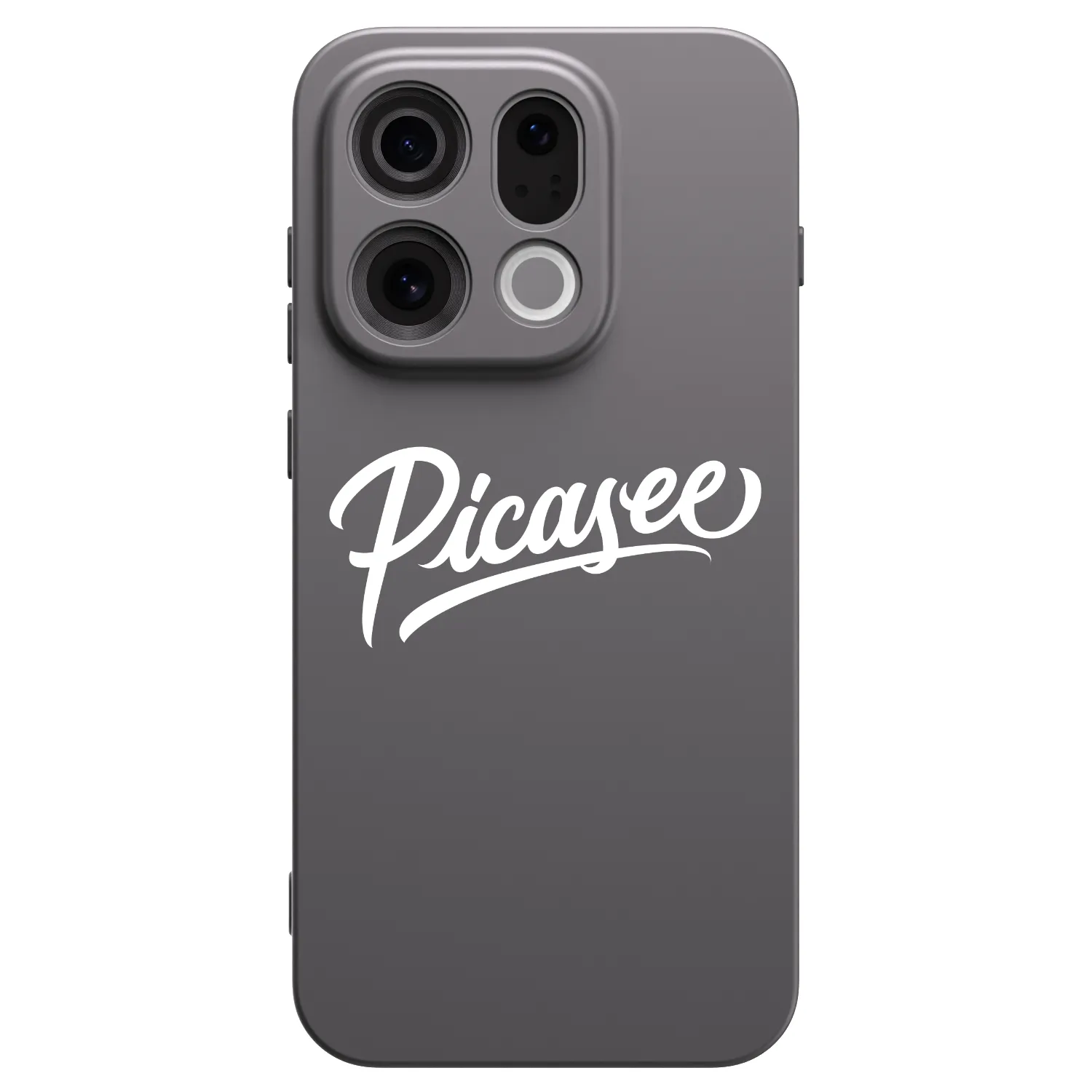 Picasee silikonový černý obal pro OPPO Find X9 - Picasee - old logo - white