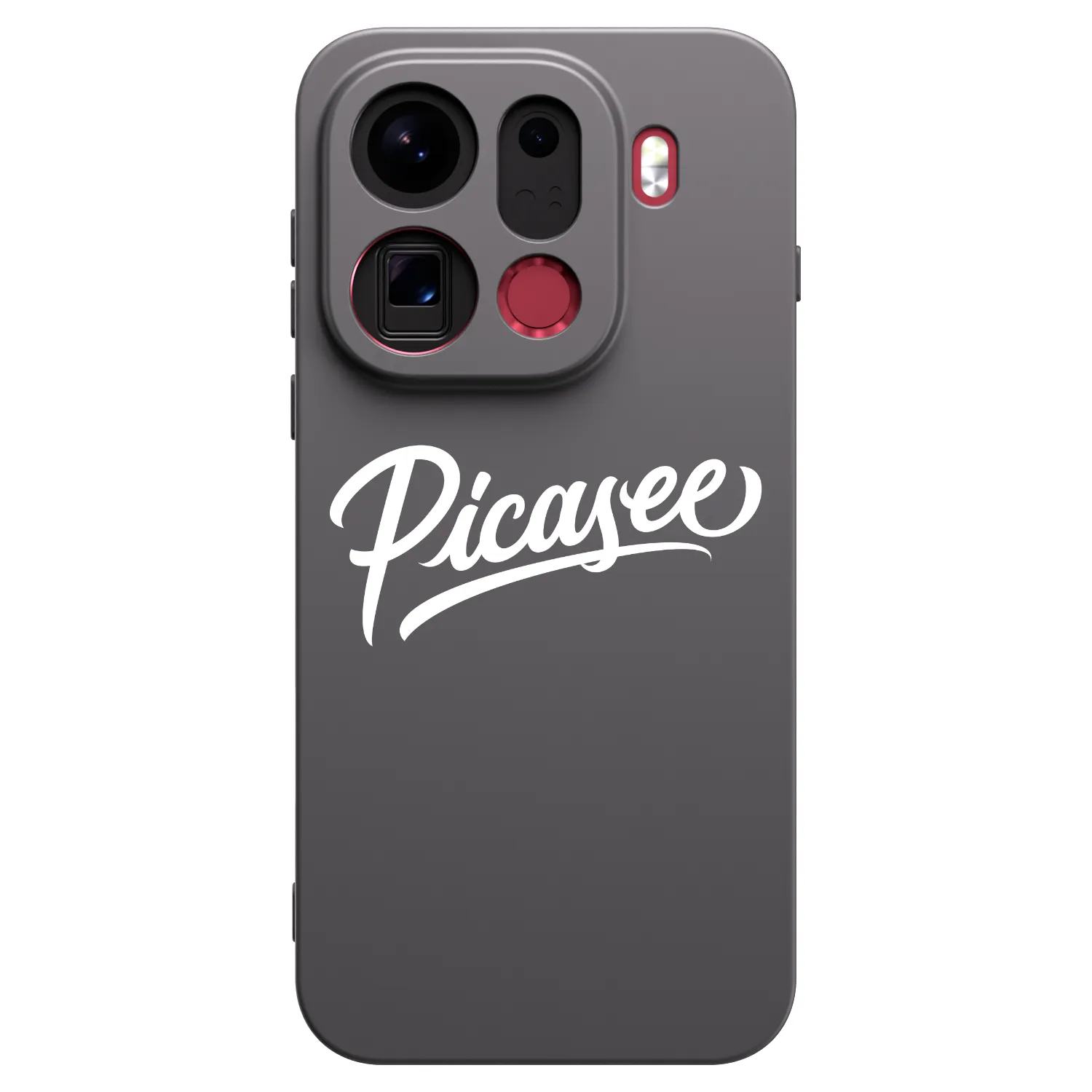 Picasee silikonový černý obal pro OPPO Find X9 Pro - Picasee - old logo - white