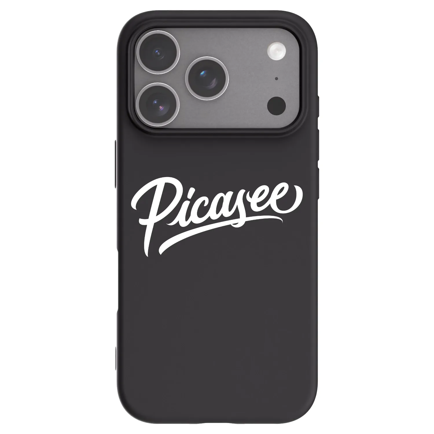 Picasee silikonový černý obal pro Apple iPhone 18 Pro - Picasee - old logo - white
