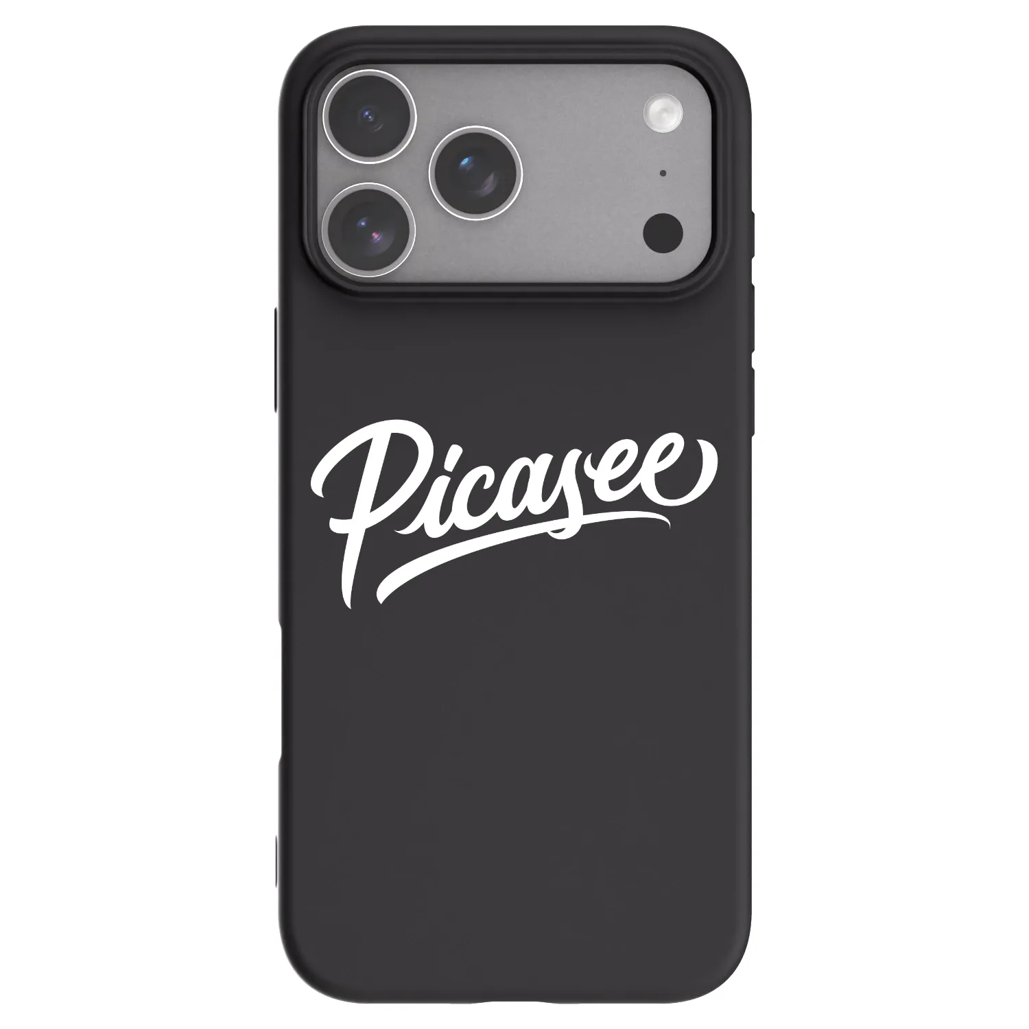 Picasee silikonový černý obal pro Apple iPhone 18 Pro Max - Picasee - old logo - white