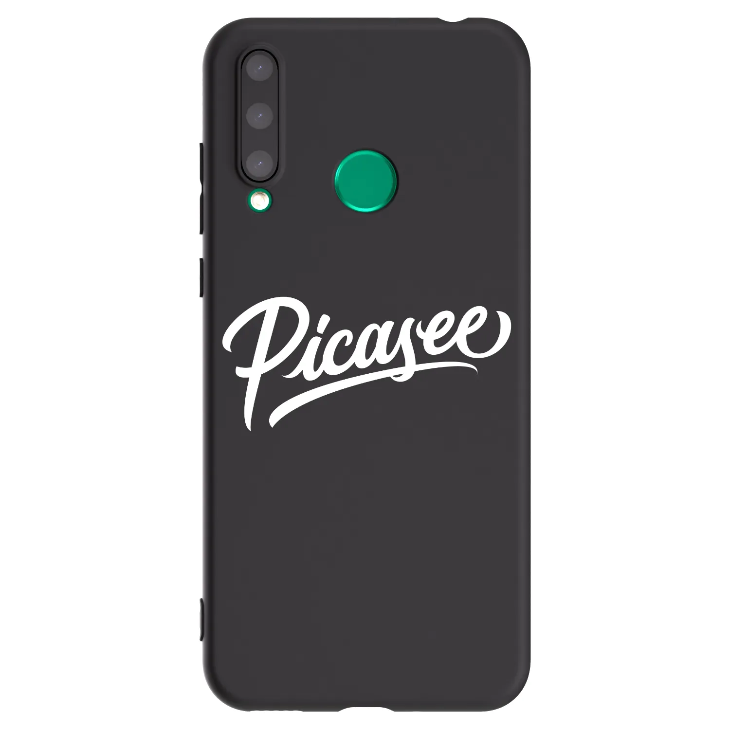 Picasee silikonový černý obal pro Honor 20 Lite - Picasee - old logo - white