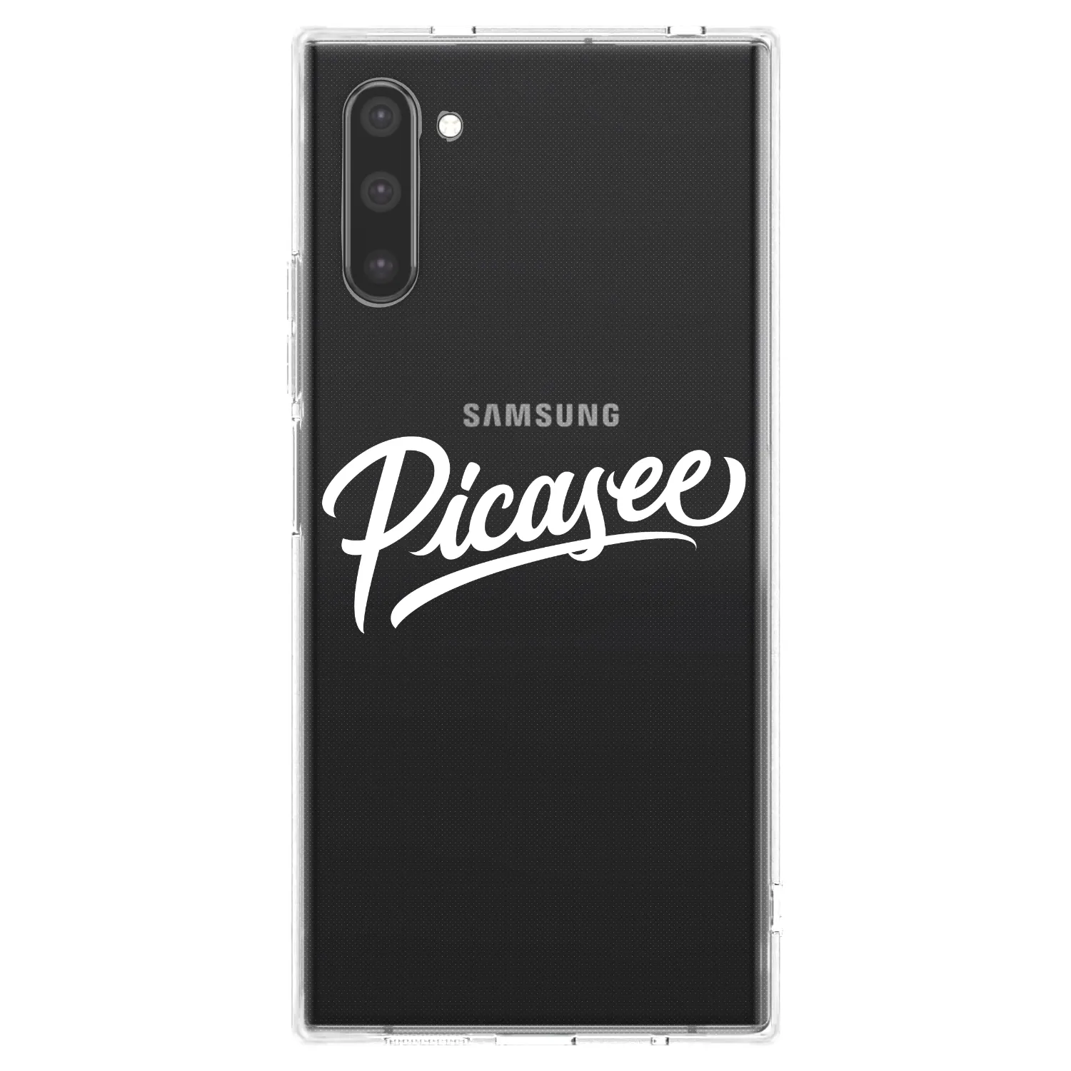 Picasee silikonový průhledný obal pro Samsung Galaxy Note 10 N970F - Picasee - old logo - white