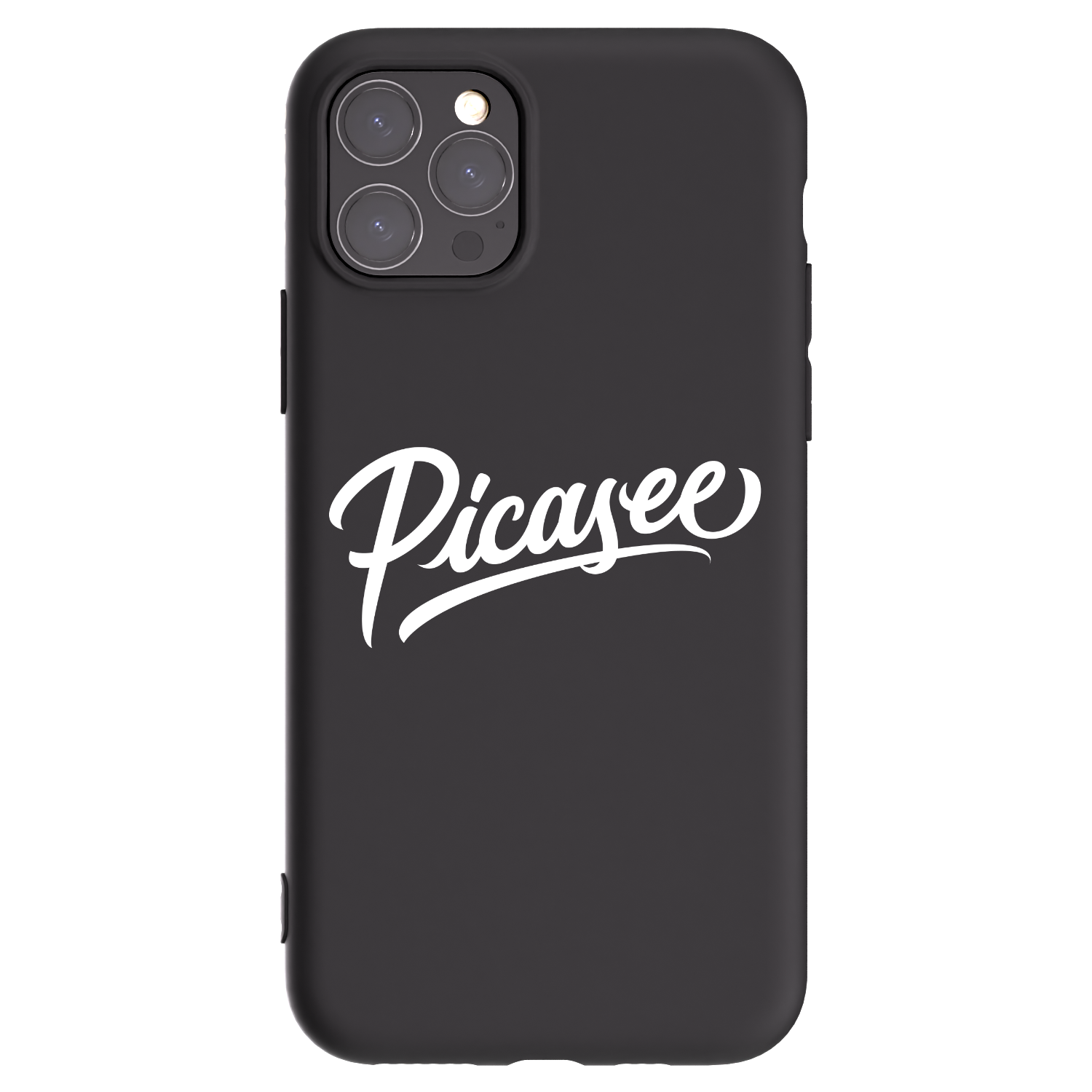 Picasee silikonový černý obal pro Apple iPhone 11 Pro - Picasee - old logo - white