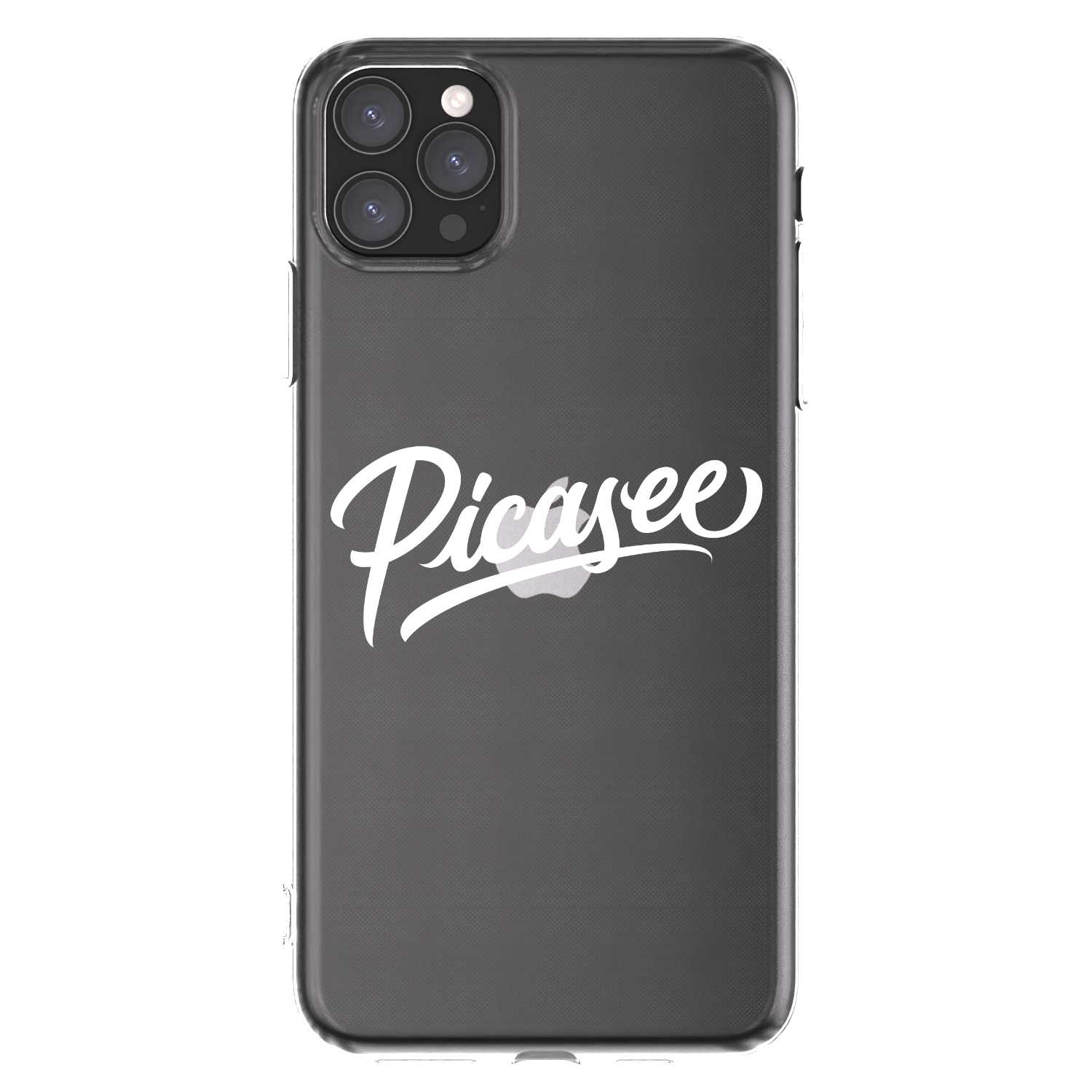 Picasee silikonový průhledný obal pro Apple iPhone 11 Pro Max - Picasee - old logo - white