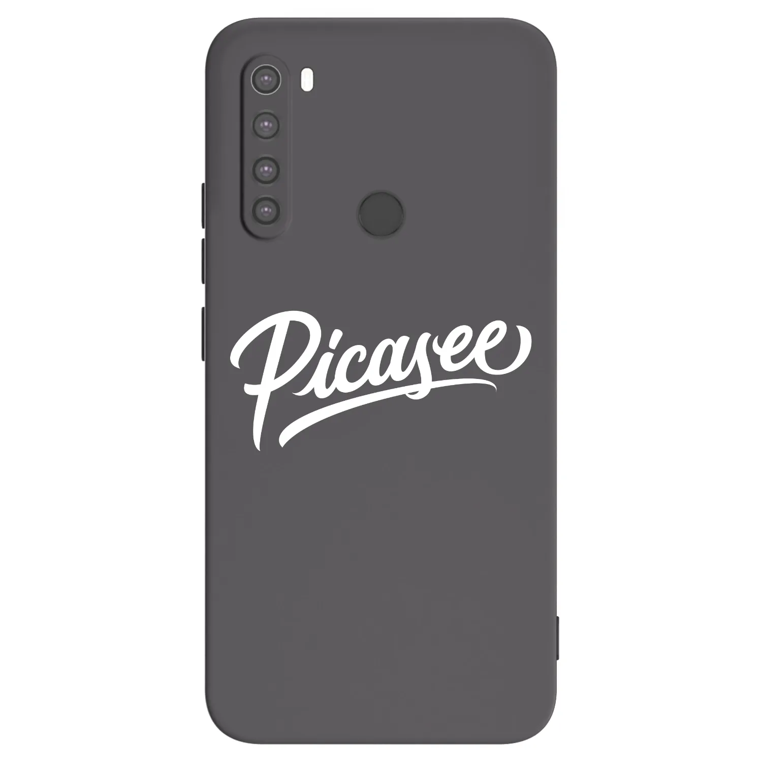 Picasee silikonový černý obal pro Xiaomi Redmi Note 8 - Picasee - old logo - white