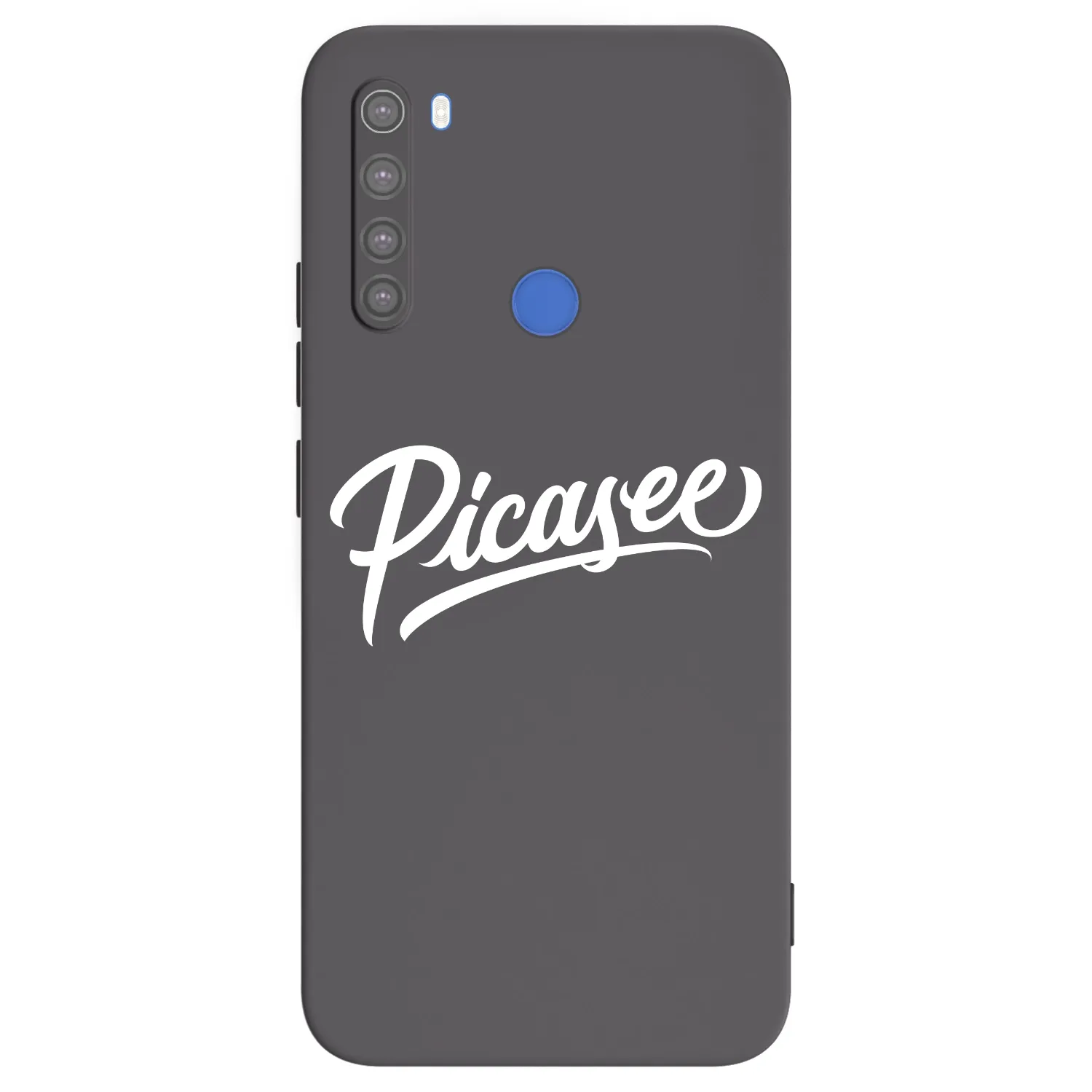 Picasee silikonový černý obal pro Xiaomi Redmi Note 8T - Picasee - old logo - white