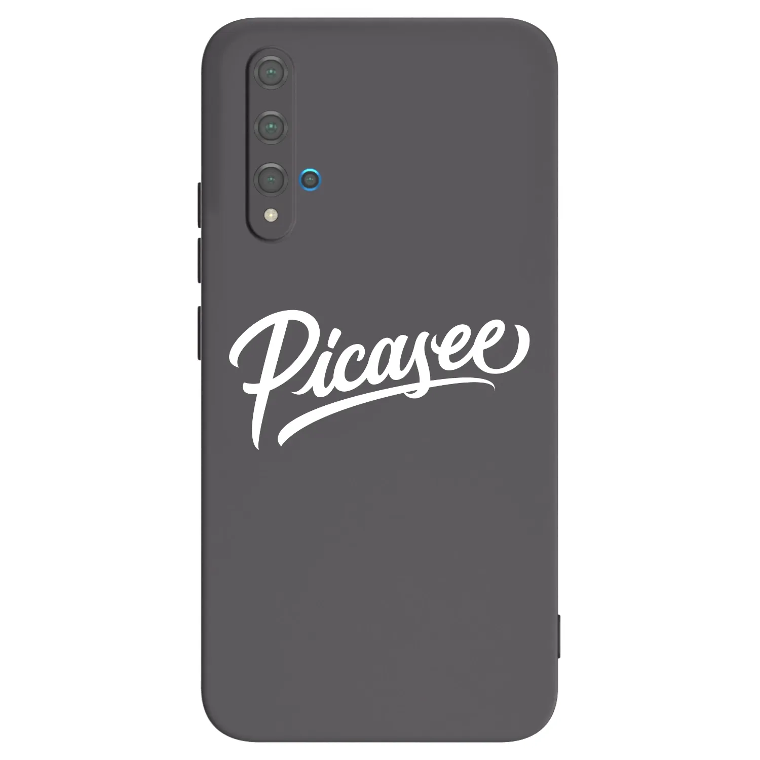 Picasee silikonový černý obal pro Huawei Nova 5T - Picasee - old logo - white