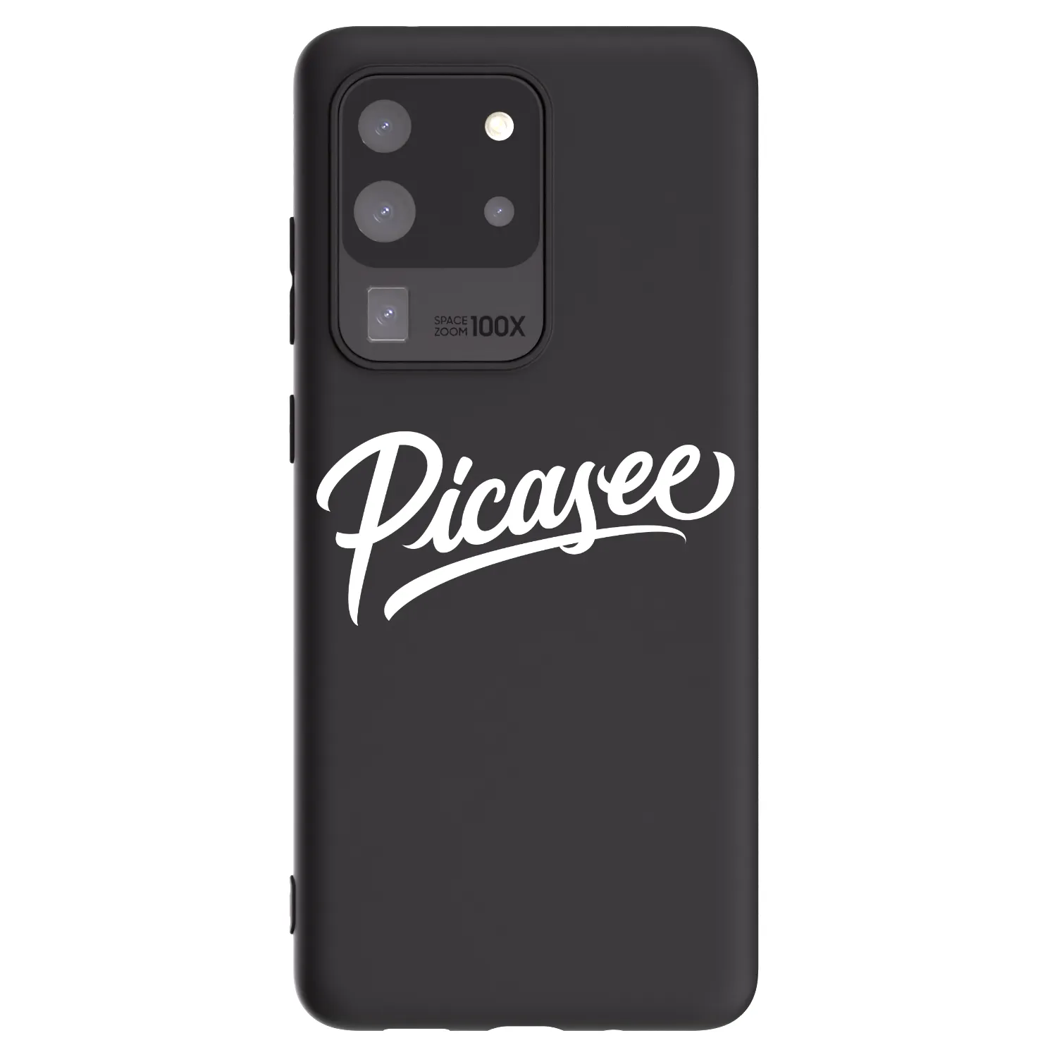 Picasee silikonový černý obal pro Samsung Galaxy S20 Ultra 5G G988F - Picasee - old logo - white