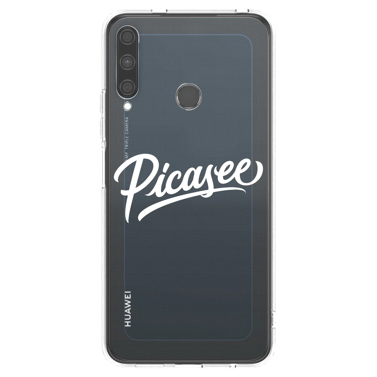 Picasee silikonový průhledný obal pro Huawei P40 Lite E - Picasee - old logo - white
