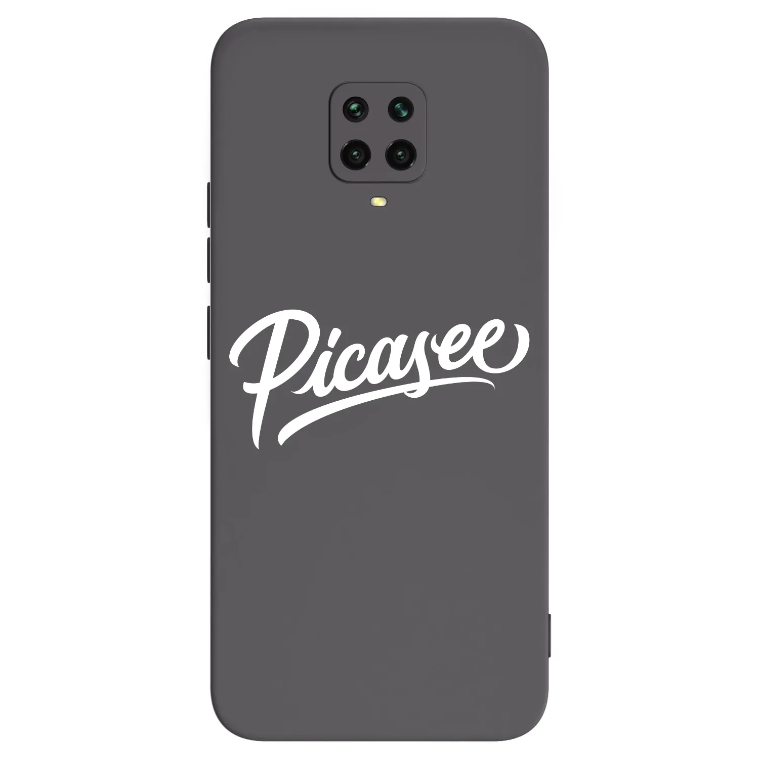 Picasee silikonový černý obal pro Xiaomi Redmi Note 9 Pro - Picasee - old logo - white