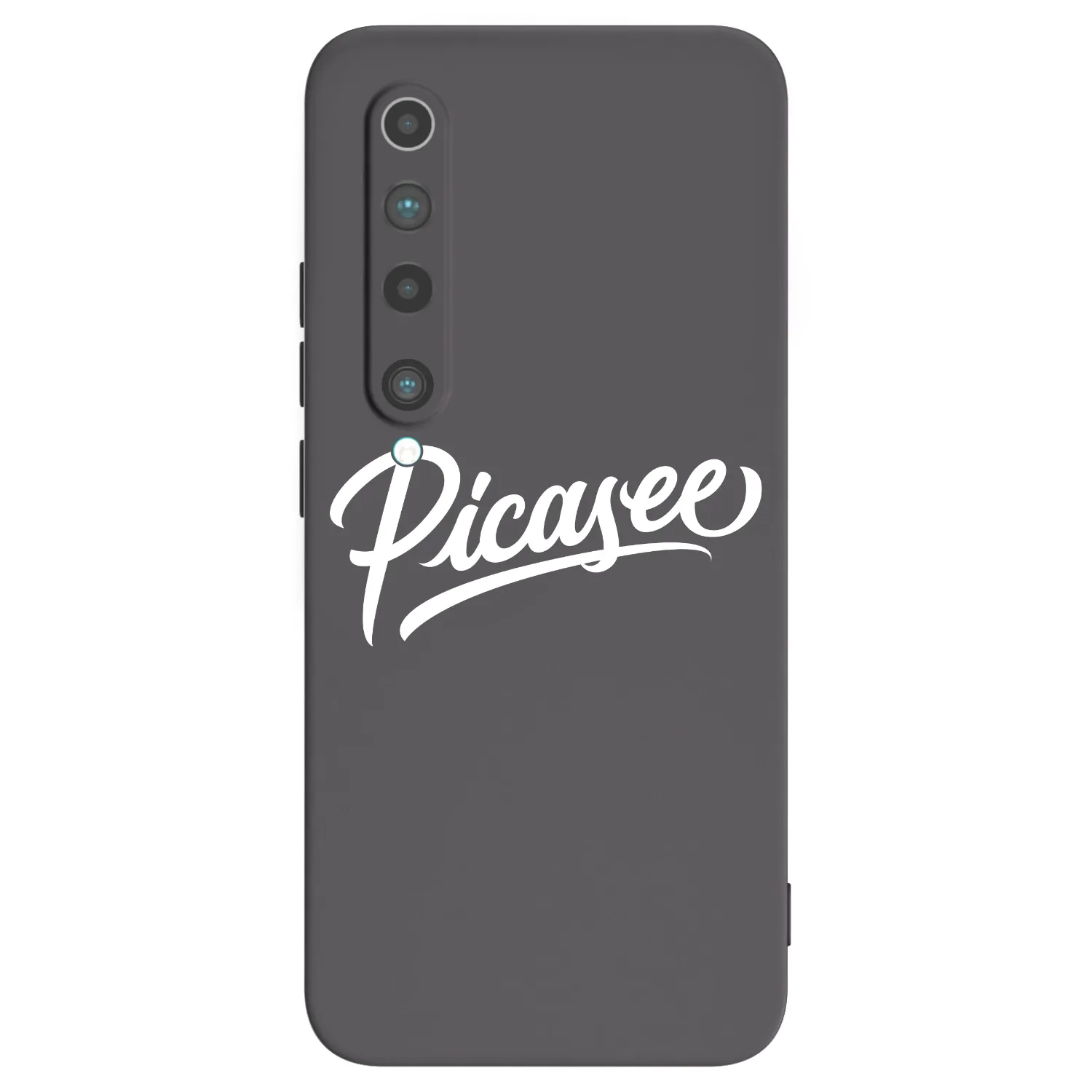 Picasee silikonový černý obal pro Xiaomi Mi 10 - Picasee - old logo - white
