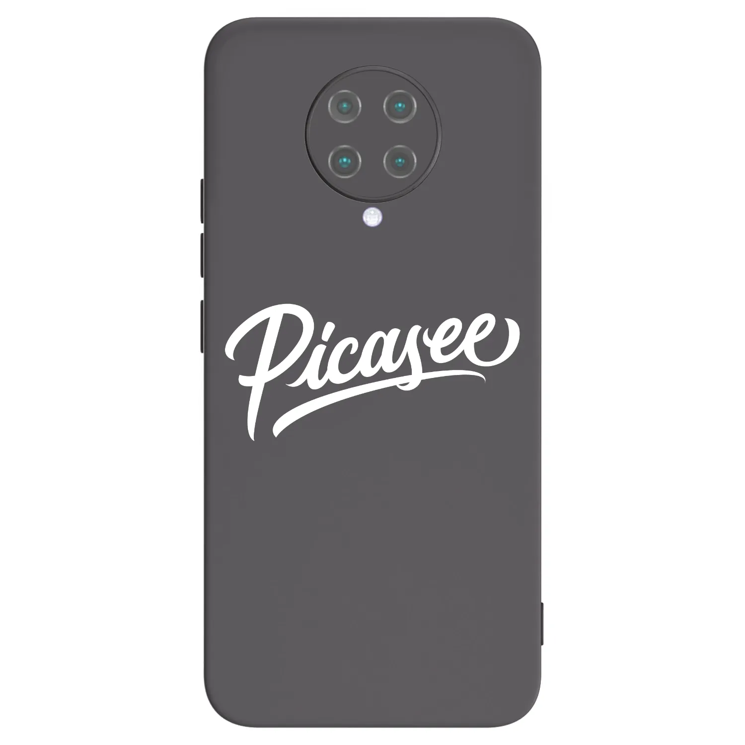 Picasee silikonový černý obal pro Xiaomi Poco F2 Pro - Picasee - old logo - white