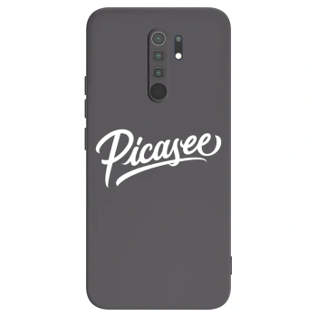 Picasee silikonový černý obal pro Xiaomi Redmi 9 - Picasee - old logo - white